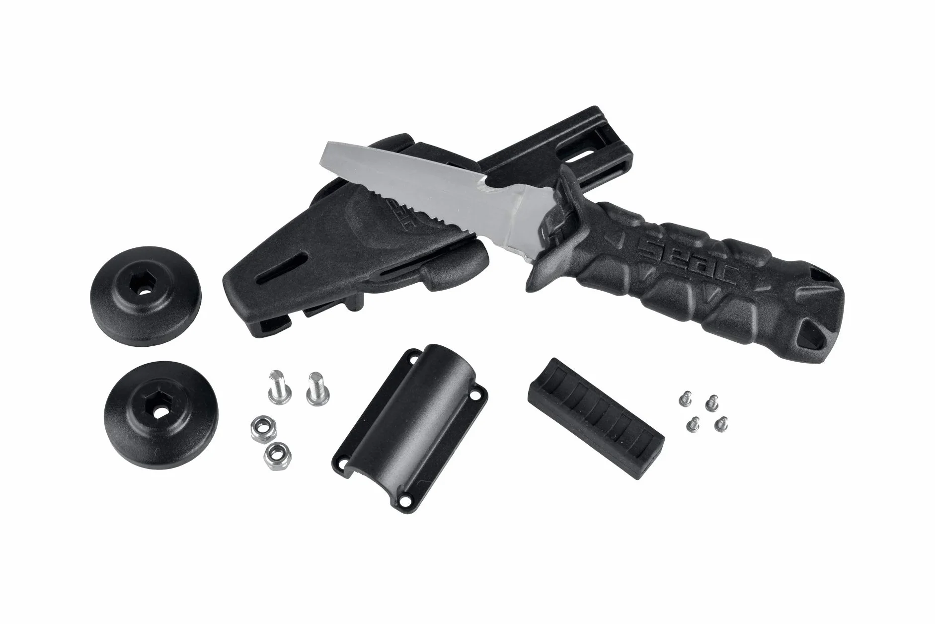 Seac K-Jack Cuchillo para buceo, snorkel y deportes acuáticos, lama 54 mm