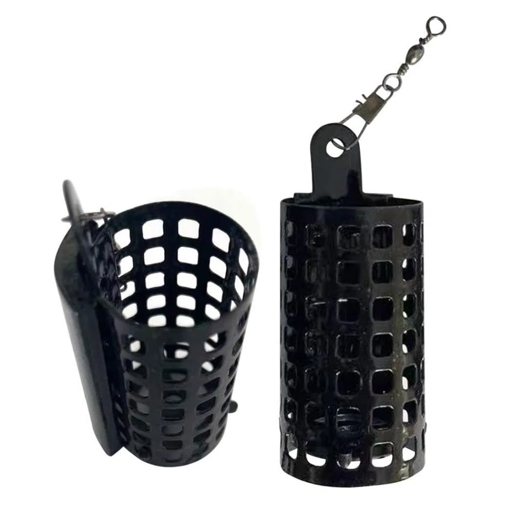 Caza de Pesca Caza de Metal Tackle de Pesca Titular de Pesca Cebador de Cebo Cesta de Trampa de Cebo 10 Piezas 20g Caza de señuelo de Pesca