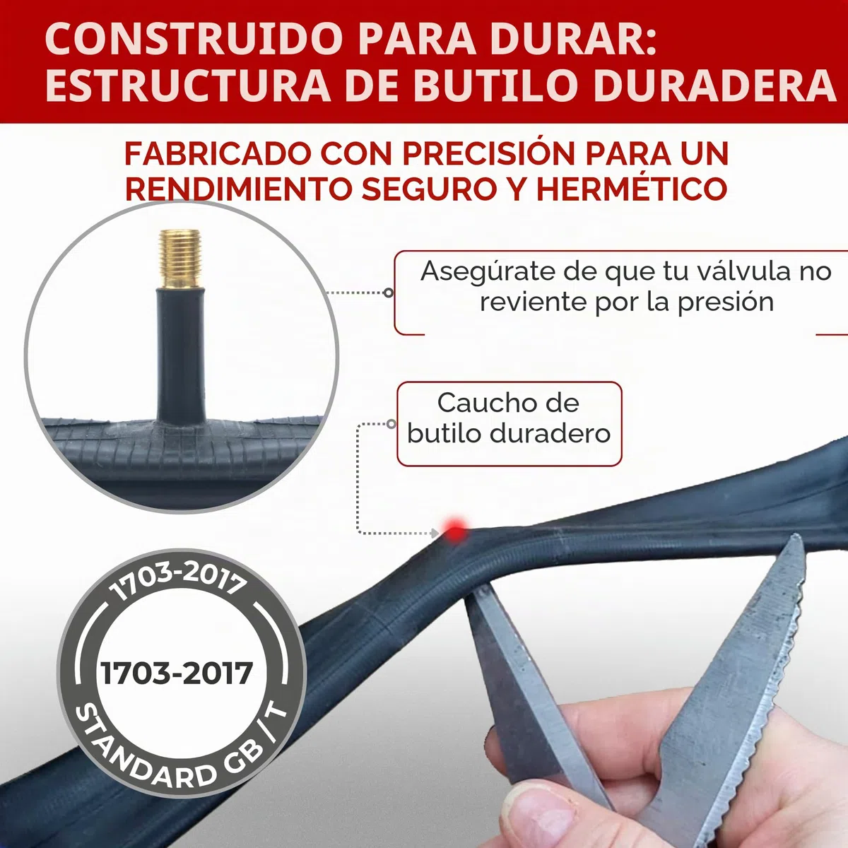 Fincci Camara Bicicleta 26 pulgados - Pack de Cámaras 26 x 1.75 x 1.95 x 2.0 x 2.1con Válvula Schrader de 48mm - Neumáticos MTB y Bicicletas Eléctricas, Estáticas, de Montaña y de Carretera