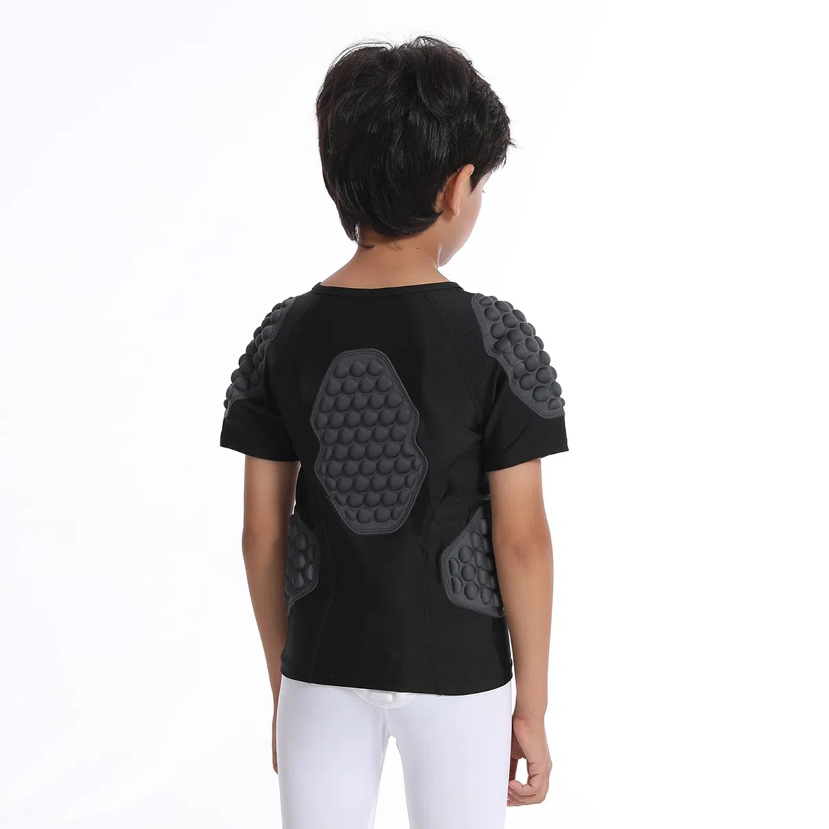 Topeter Protector de pecho y costillas de portero de hockey sobre ruedas, camiseta protectora de paintball para niños y jóvenes