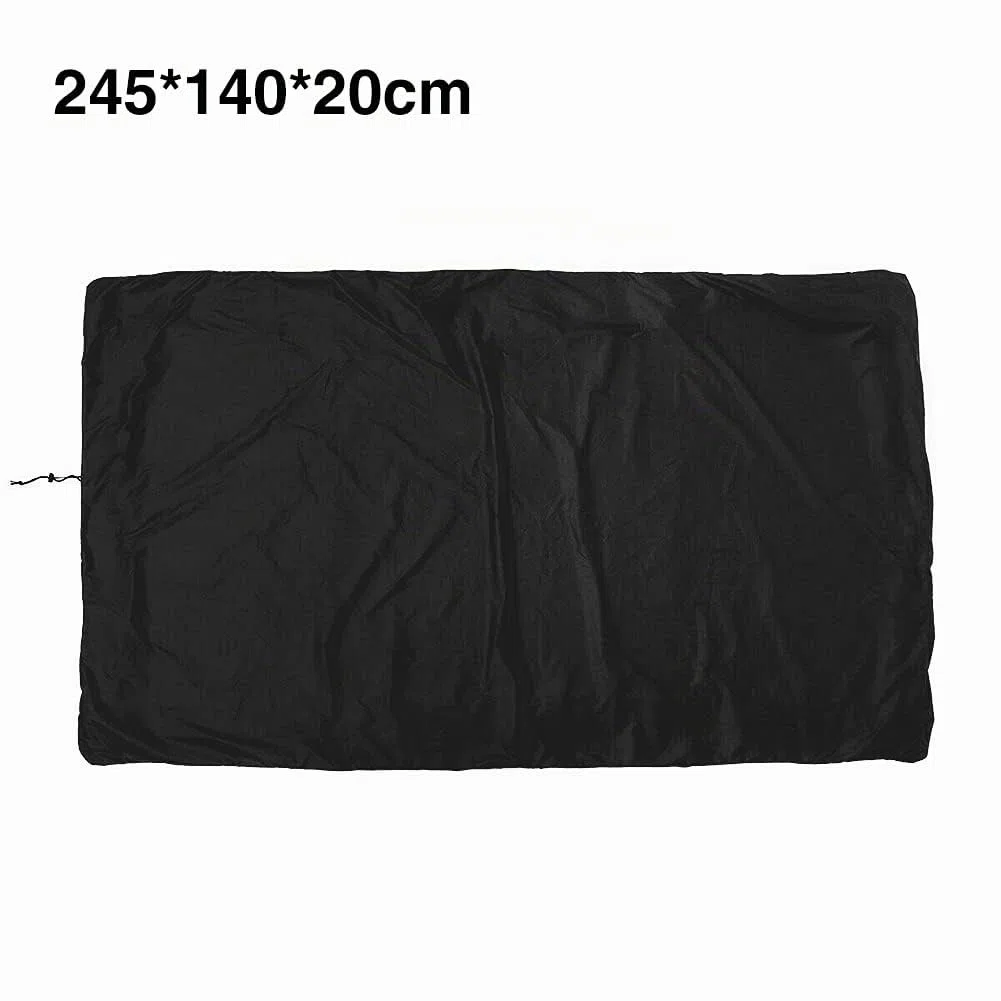 TGUS Lona para mesa de billar de billar, cubierta de piscina, cubierta de mesa de billar con cordón, cubierta impermeable Oxford (negro, tamaño: 245 x 140 x 20 cm)