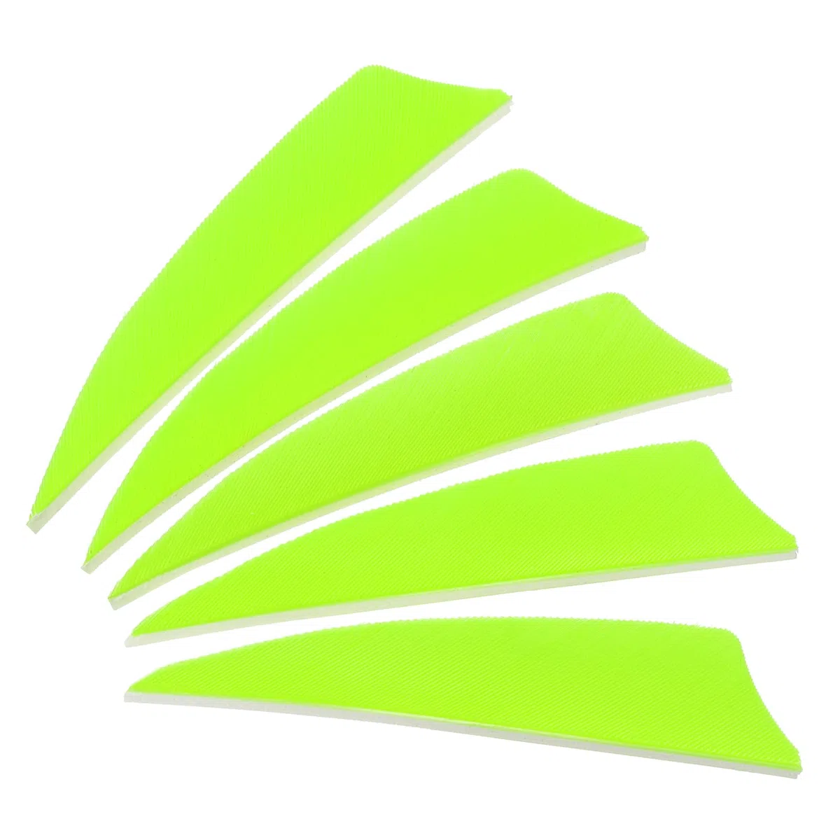 PATIKIL Plumas de Flecha 50 Pack 3 Pulgadas Pluma de Pavo Flecha ala Derecha Flechado Verde Fluorescente para Tiro al Blanco DIY