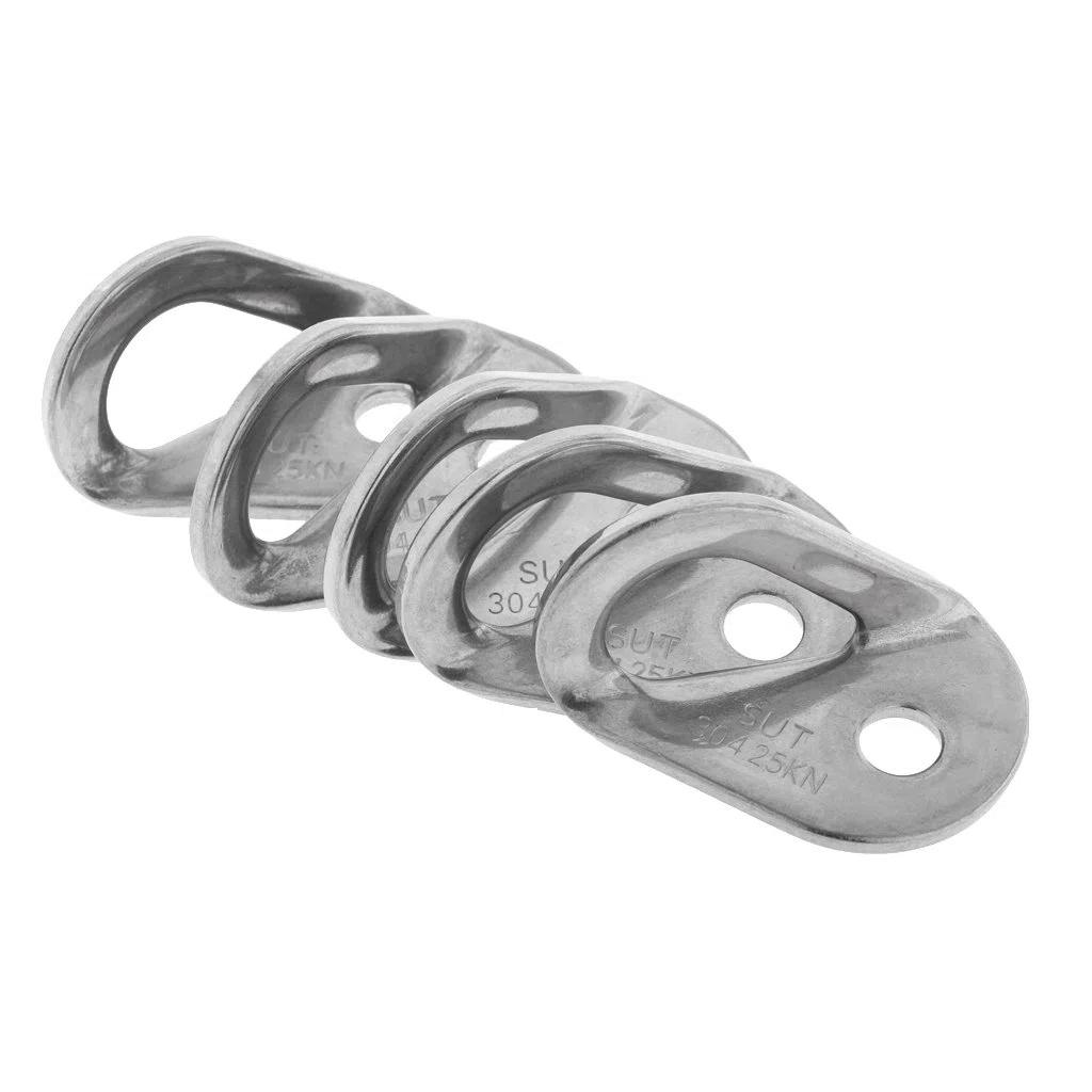 Gazechimp 5 Pedazos de Escalada de Roca Pernos Perchas Colgante de 10mm 25KN/5600Lb Mosquetones