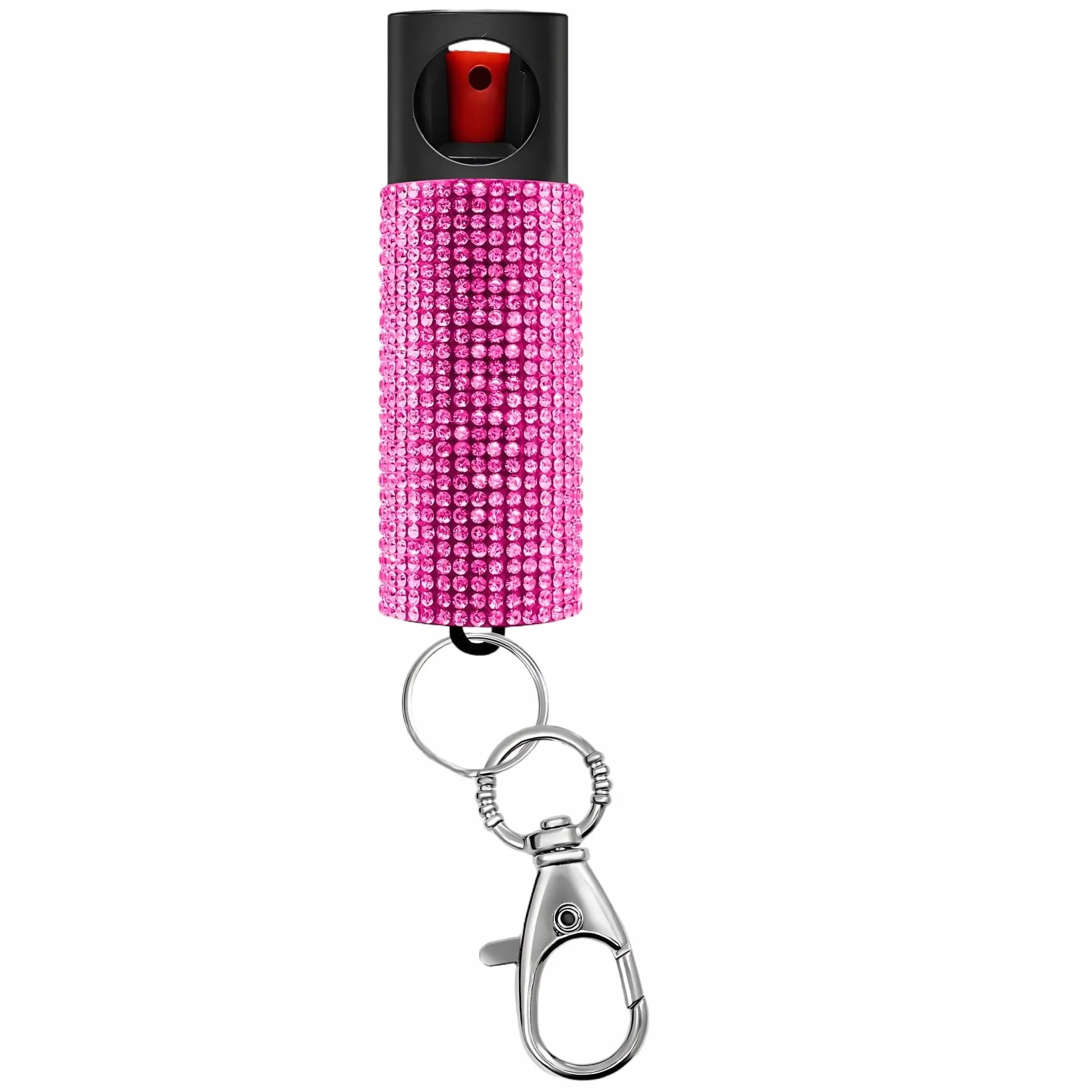 Gel Spray Personal para Mujer, Marcador Rojo y UV 48H, Strass, Chorro Lineal 3-4M, 20ml 20 Pulverizaciones o 10s Continuos, Regalo Cumpleaños Estudiante Campus Deporte Senderismo Parque, Legal España