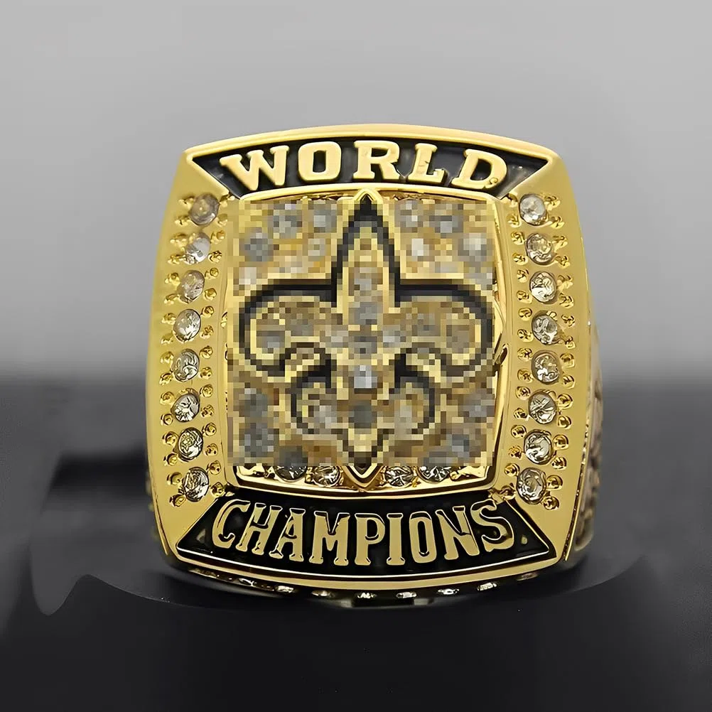 Anillo Campeón Super Bowl 2009 Saints – Recuerdo del Campeonato de Fútbol Americano para Aficionados, Antiguos Alumnos, Padre y Amigos