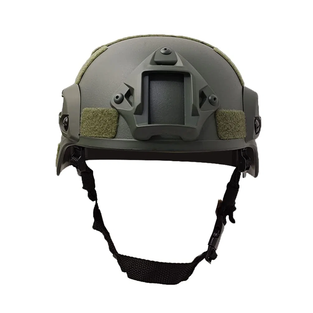 Casco Táctico Estilo Militar con Soporte NVG y Rieles Laterales para Aire Libre Airsoft Paintball CS Gam