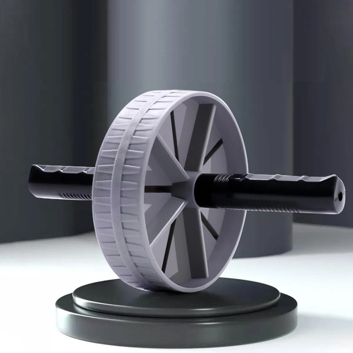 Ab Wheel Roller – ABS Core Trainer Single Wheel, Anti Slip Grip | Abdominal Workout Equipment Strength Training Tool For Home Gym Fitness Beginner Exercise Routine