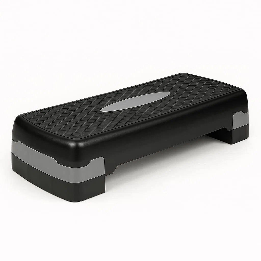 T-LOVENDO.ES Plataforma Step aeróbic Fitness en casa Regulable en 2 Alturas de 68 x 28 x 10/15 cm, Base Antideslizante, Ideal piernas y glúteos, Ejercicio Cardio, Peso máx. 150 kg, Equipo de Gimnasio