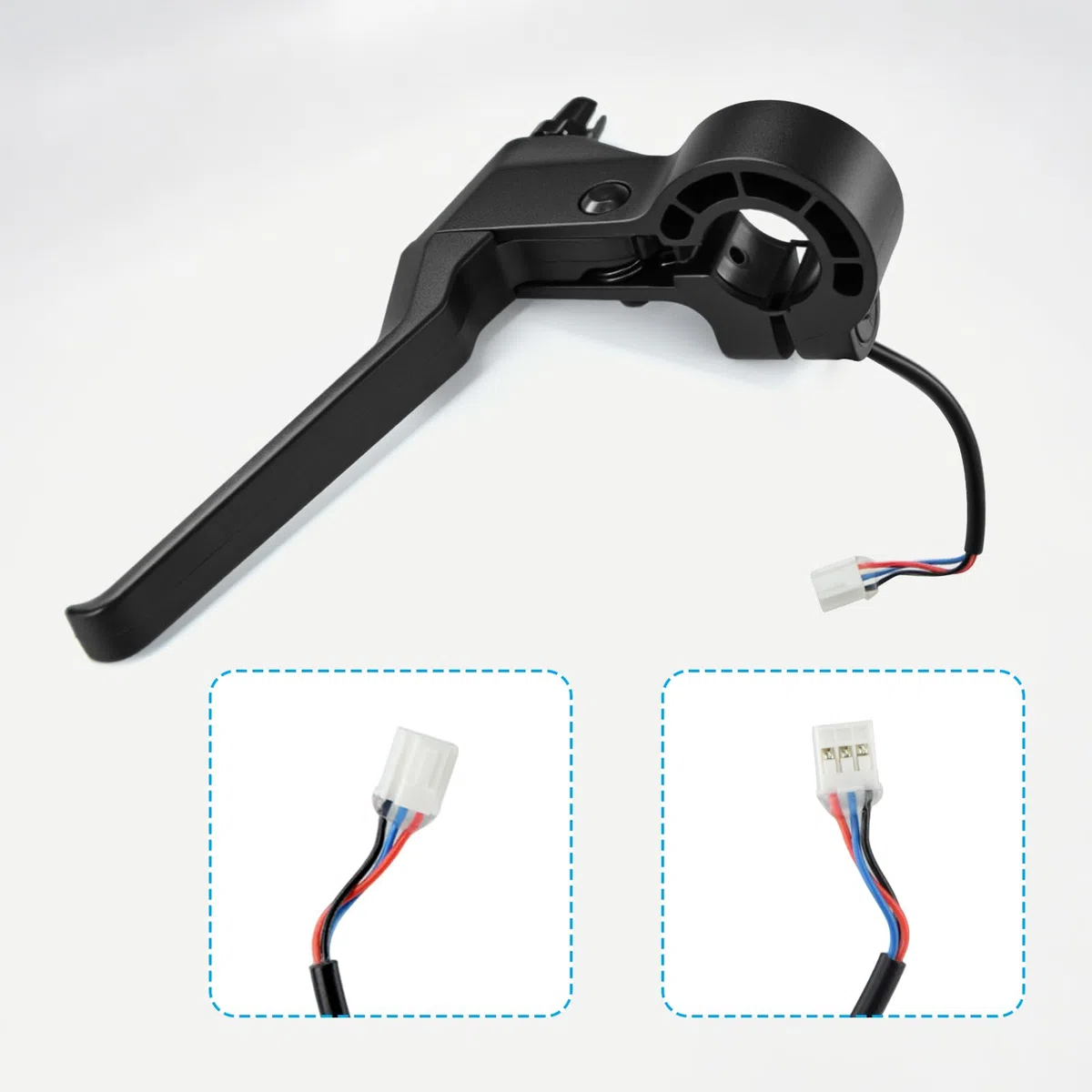 JOYSOG Freno de mano para scooter ZT3 Pro, piezas de repuesto para palanca de freno izquierda/derecha para Ninebot ZT3 Pro Electric Scooter Accesorios (palanca de freno izquierda)