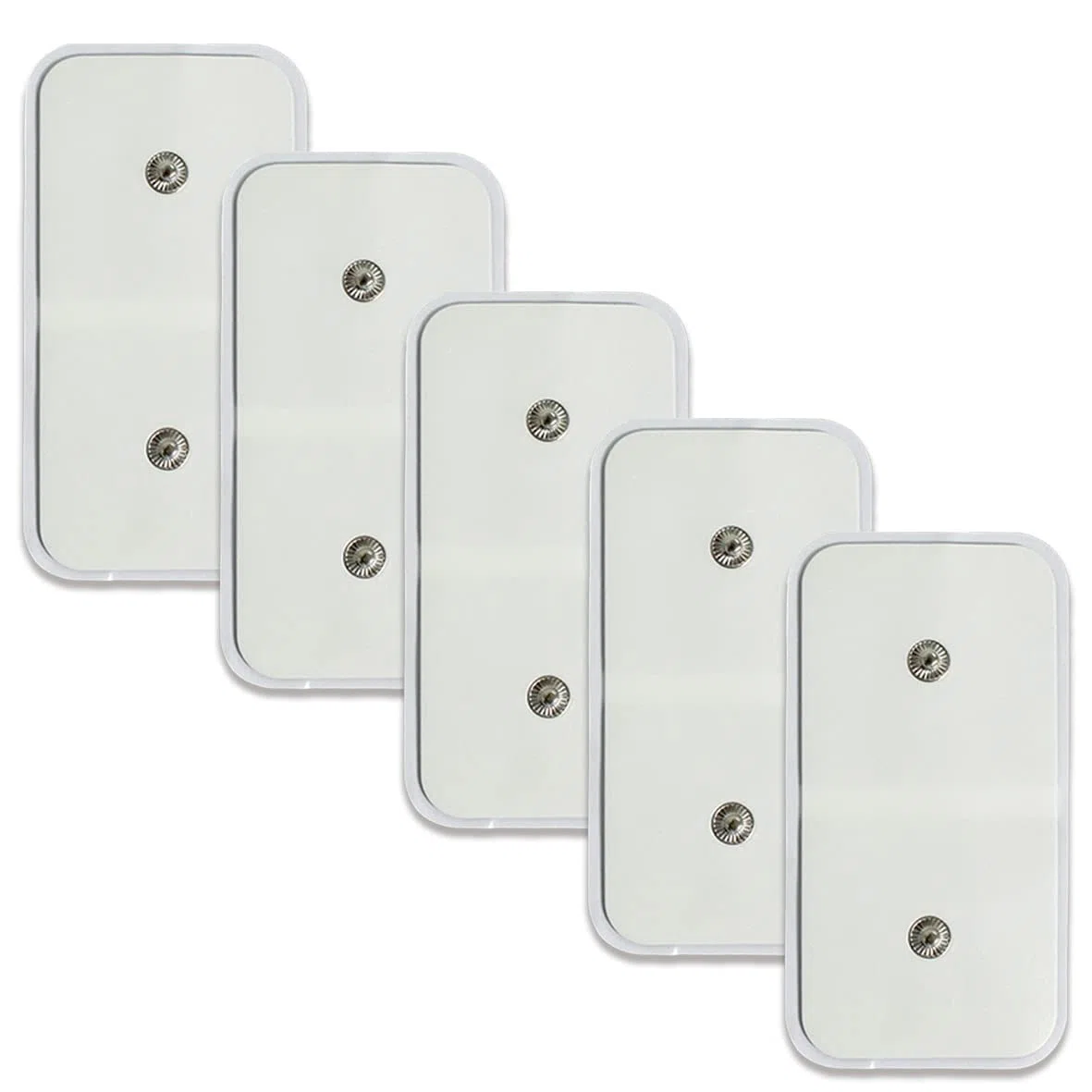 BEST DIRECT GYMFORM 5 Almohadillas de Recambio genéricas, Parches de Gel, Repuesto para EMS - Total Abs - Sistema de Cinturón Abdominal