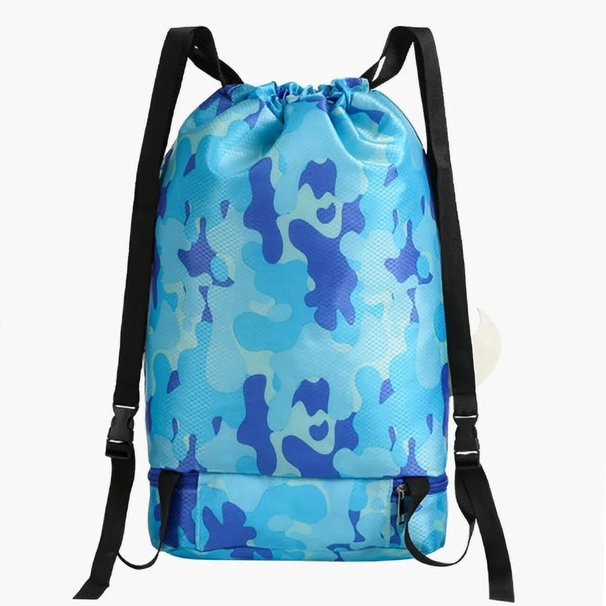 Bolsa Deporte Niño, Mochila Cuerdas Impermeable, Mochila Deporte Niño Gran Capacidad, Separación Seca y Húmeda Gimnasio para Niños en la Piscina, la Playa, Viajando