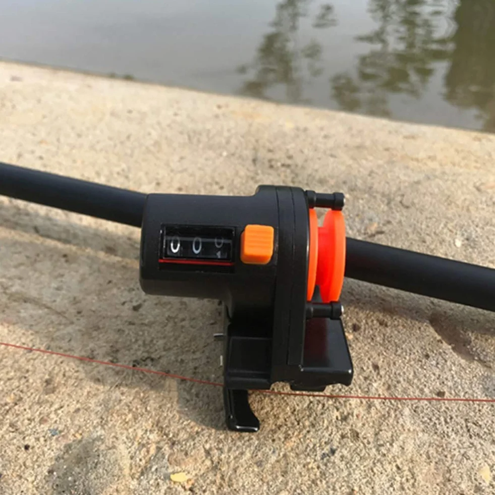 0-999M Herramienta de buscador de Contador de Profundidad de línea de Pesca Contador de Calibre de Longitud de Aparejos