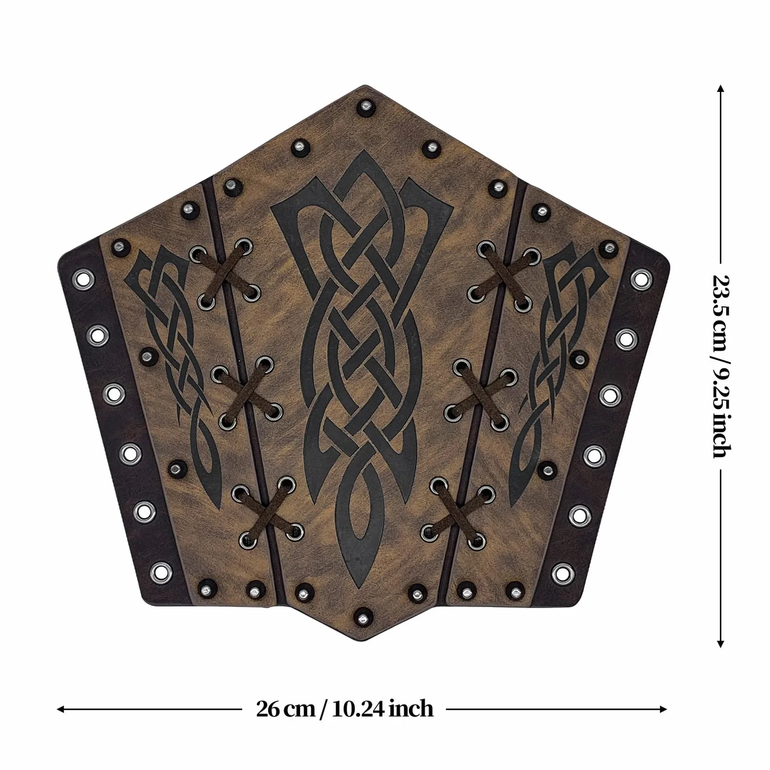 2 piezas de cuero protectores de brazo vikingo guantelete pulsera Caballero Medieval tiro con arco brazales ajustable LARP Cosplay brazalete para hombres
