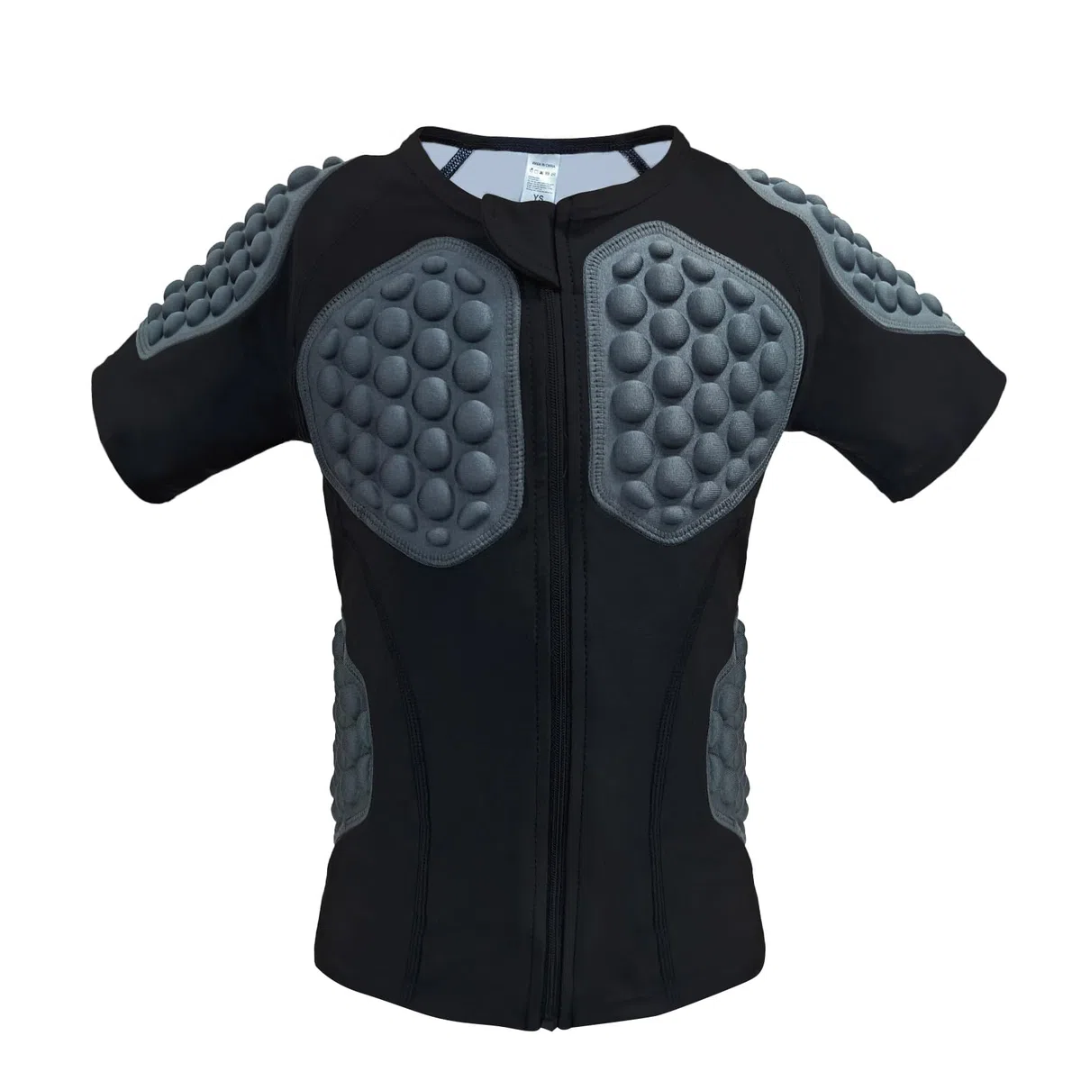 Topeter Protector de pecho y costillas de portero de hockey sobre ruedas, camiseta protectora de paintball para niños y jóvenes
