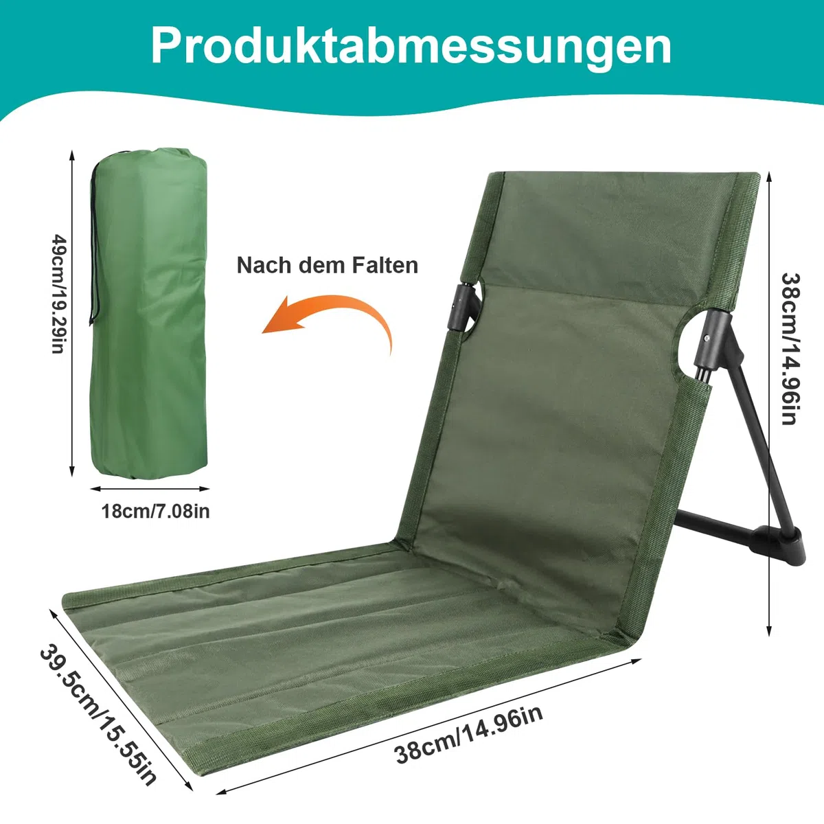 Silla Plegable Camping Esterilla Playa con Respaldo Sillas De Camping Plegable Tumbona Playa Plegable Ligera Respaldo Playas para Pesca Barbacoas Senderismo Playas Jardín
