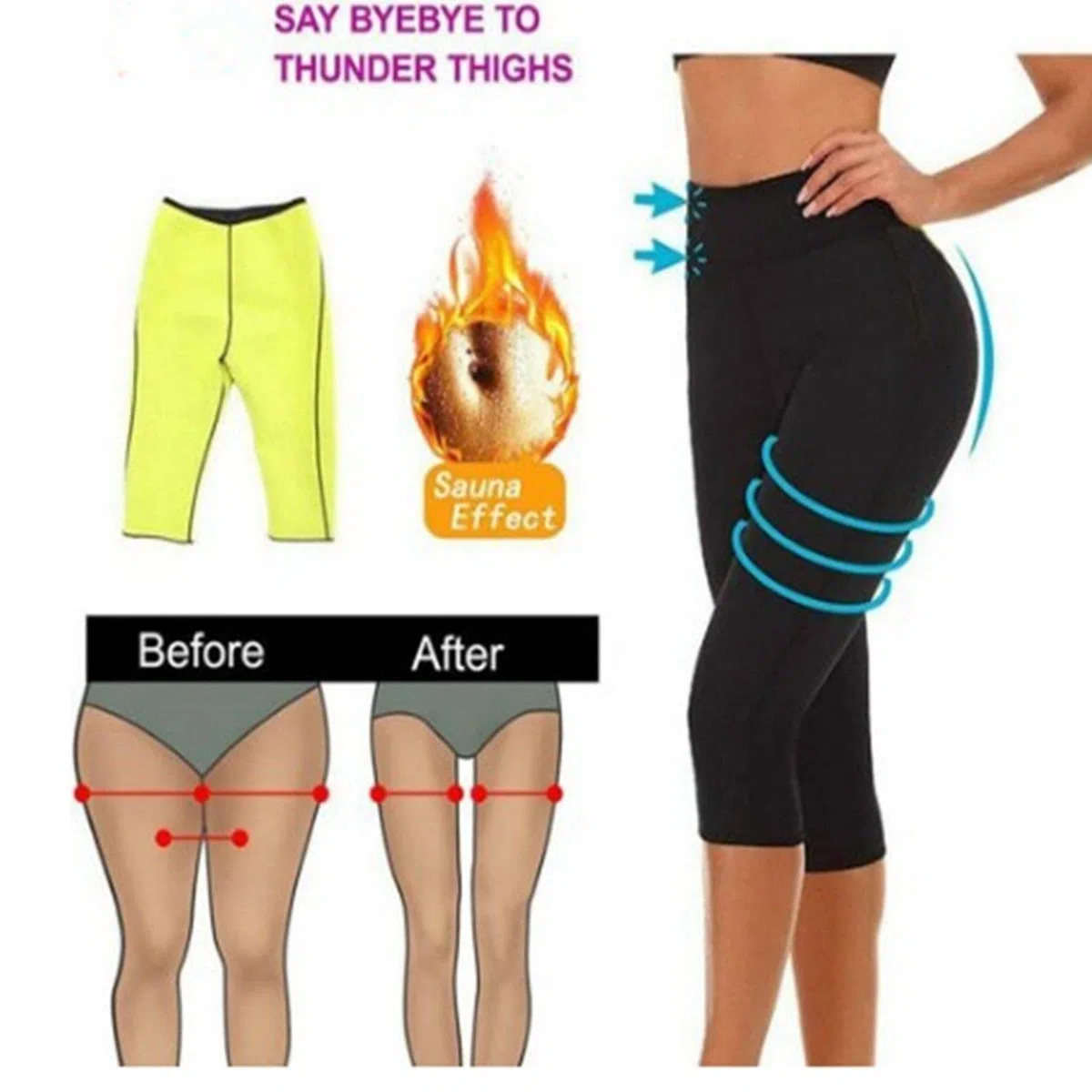 Traje de Sauna para Mujer, Conjunto de Corsé de Neopreno, Pantalón, Faja Moldeadora para Ejercicios Intensos, Negro, L
