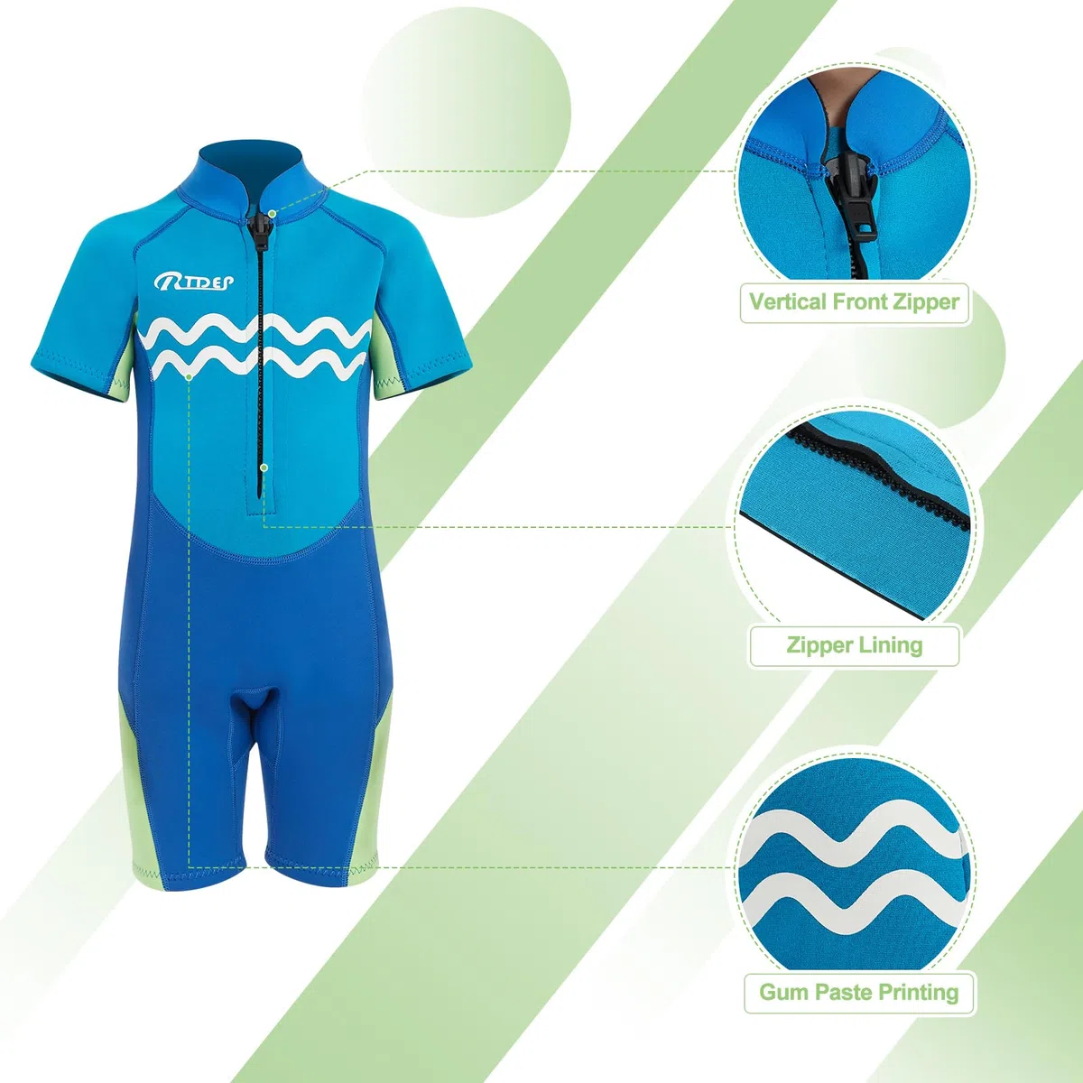 Trajes De Neopreno Niñoneopreno Niño,2MM Neopreno Traje de Buceo para Niños y Niñas para Nadar,Bucear, Hacer Snorkel, Surf, Sup