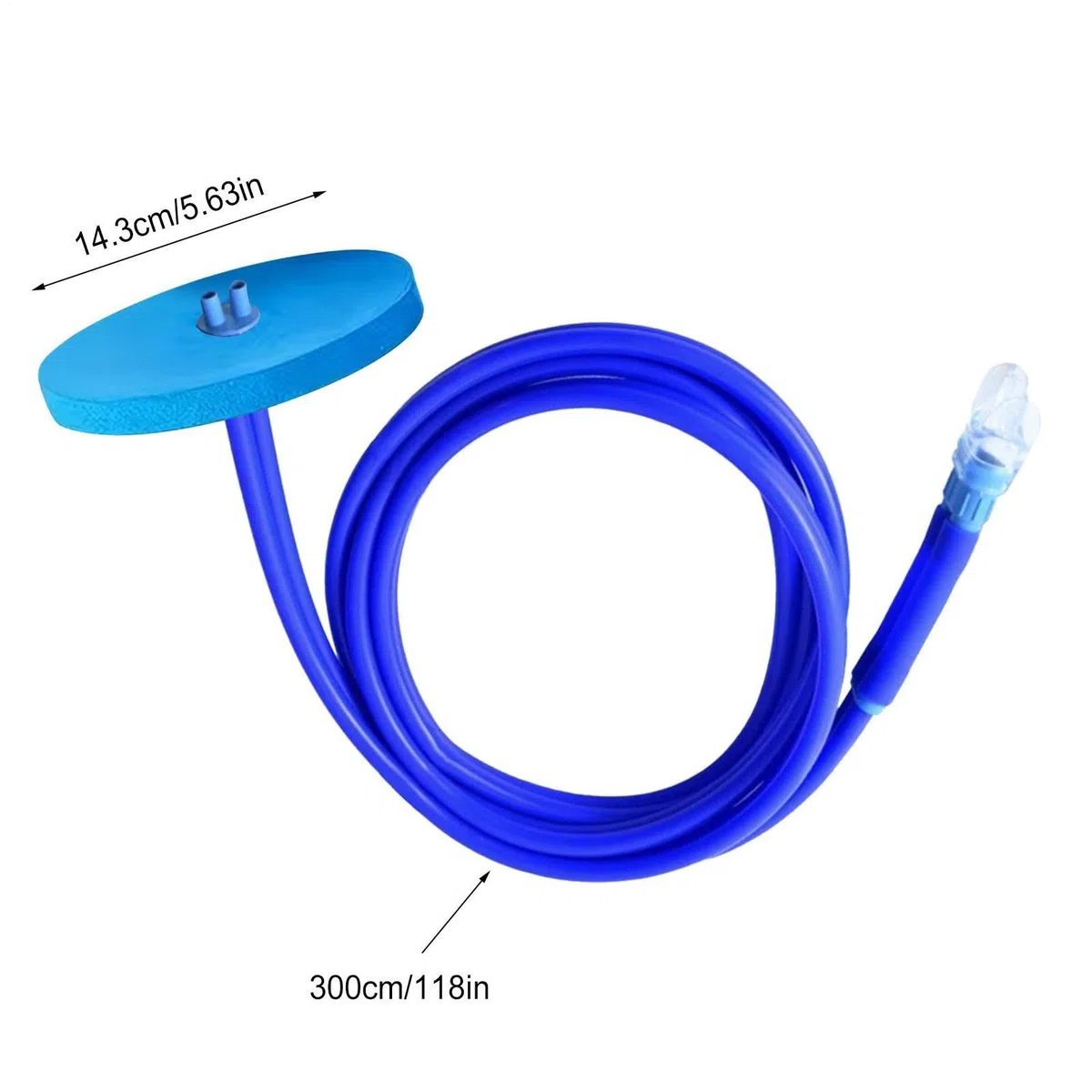 Tubo Respirador Para Natación - Snorkel Totalmente Seco Alargado,Tubo De Respiración Subacuático - Para Hombre Adulto Joven Adolescente Principiante Apnea Buceo Deportes Acuáticos Subacuáticos