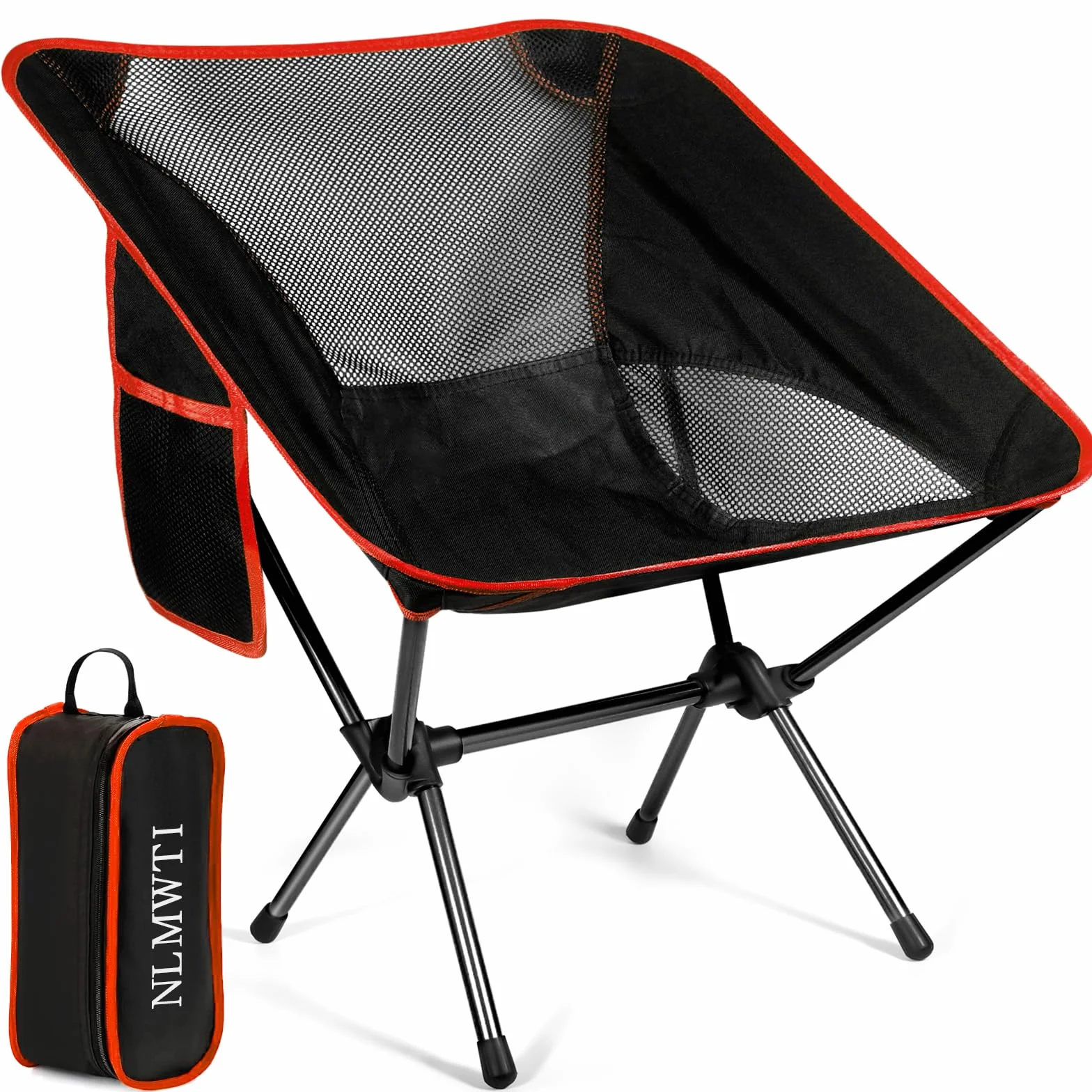 Silla Plegable Camping, Sillas Playa Ultraligera Compacta Portátil con Bolsa de Transporte 120kg Reforzada, Silla de Camping para Jardín, Pesca, Senderismo, Viajes