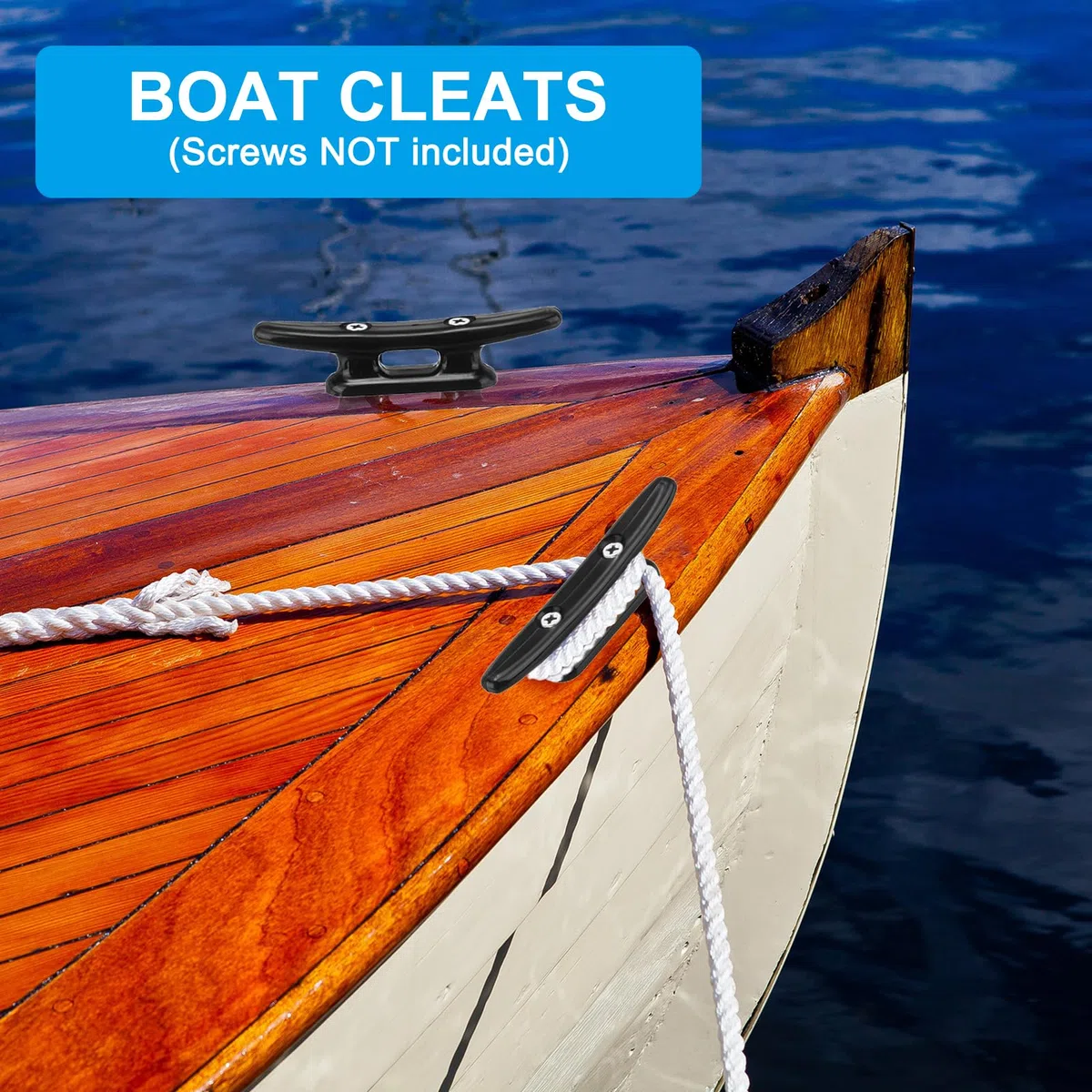 PATIKIL Tacos de nailon para barco, kayak, cuerda pequeña, para barcos, canoas, kayak, decoración