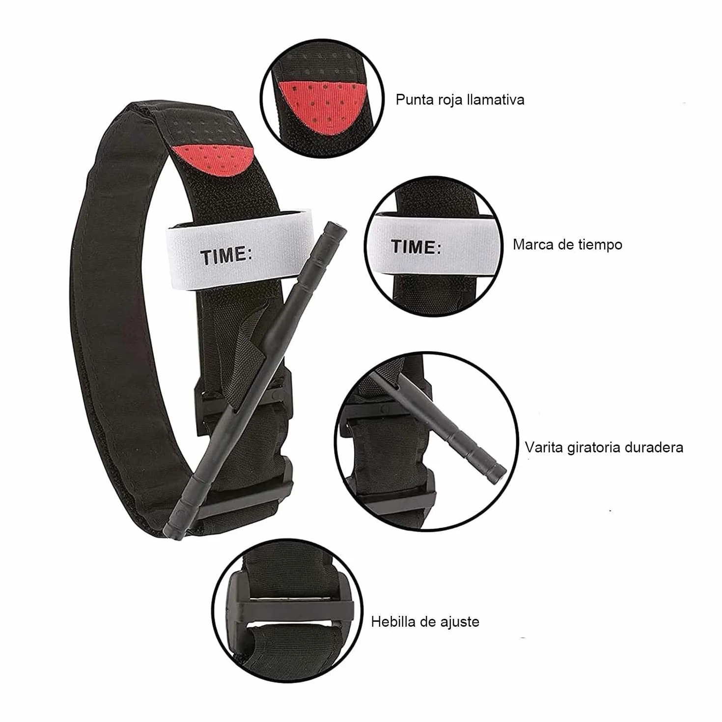 Bolsa Torniquete Molle Torniquete Táctica EMT Tijeras Medicas, Bolsa Torniquete Titular Táctico Militar para Torniquete y Tijeras Para Primeros Auxilios y Emergencias al Aire Libre