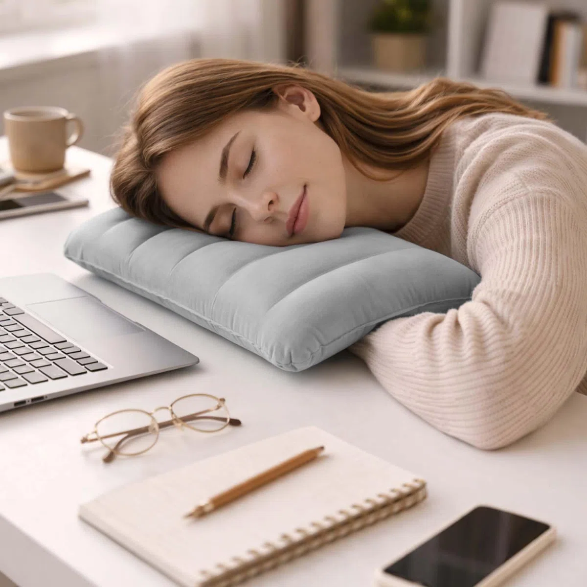 2 piezas Almohadas de Camping Hinchables,Almohada de Playa Hinchable,Ultraligero Cojin de Viaje Hinchable,Almohada de Playa Inflable,Almohada Inflable Camping,para viajes en playa,coche,tren y avión