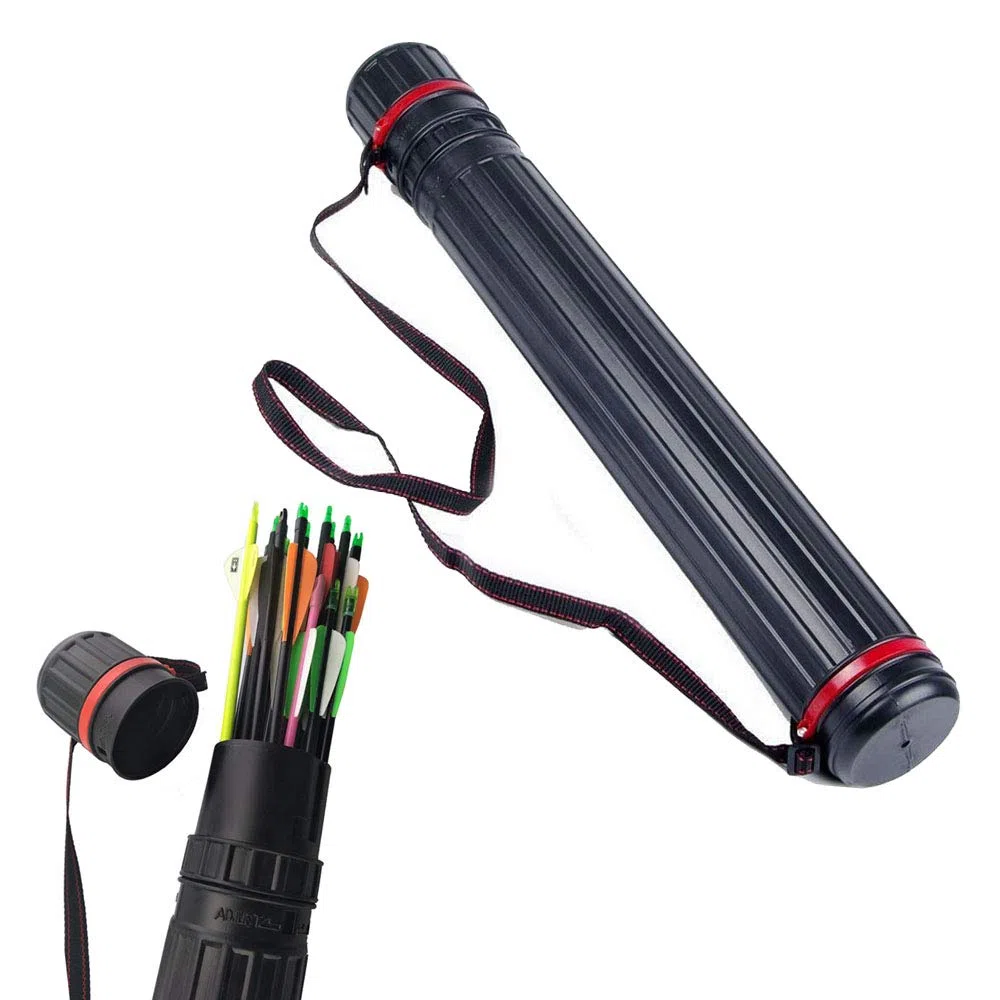 AMEYXGS Tiro con Arco Carcaj de Flecha Telescópica Tubo de Flecha para Caza y Tiro al Aire Libre