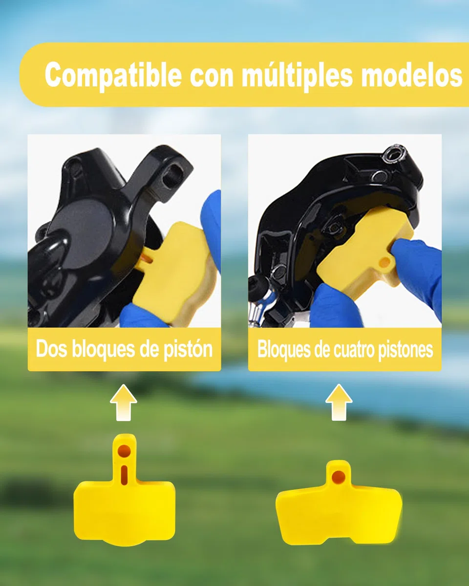 Kit Purgado Frenos para Frenos de Disco Hidráulicos Sram, Avid. Kit Purgado Frenos Hidráulicos para Bicicleta Que Incluye Adaptadores de Metal y 150 ml de Líquido de Frenos Dot 5.1