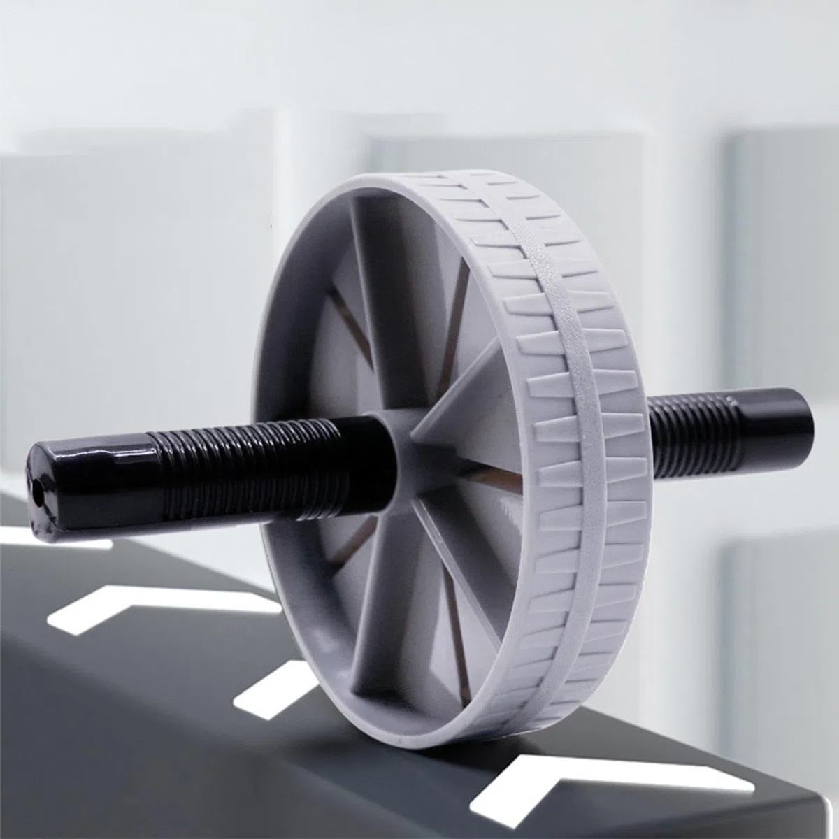Ab Wheel Roller – ABS Core Trainer Single Wheel, Anti Slip Grip | Abdominal Workout Equipment Strength Training Tool For Home Gym Fitness Beginner Exercise Routine