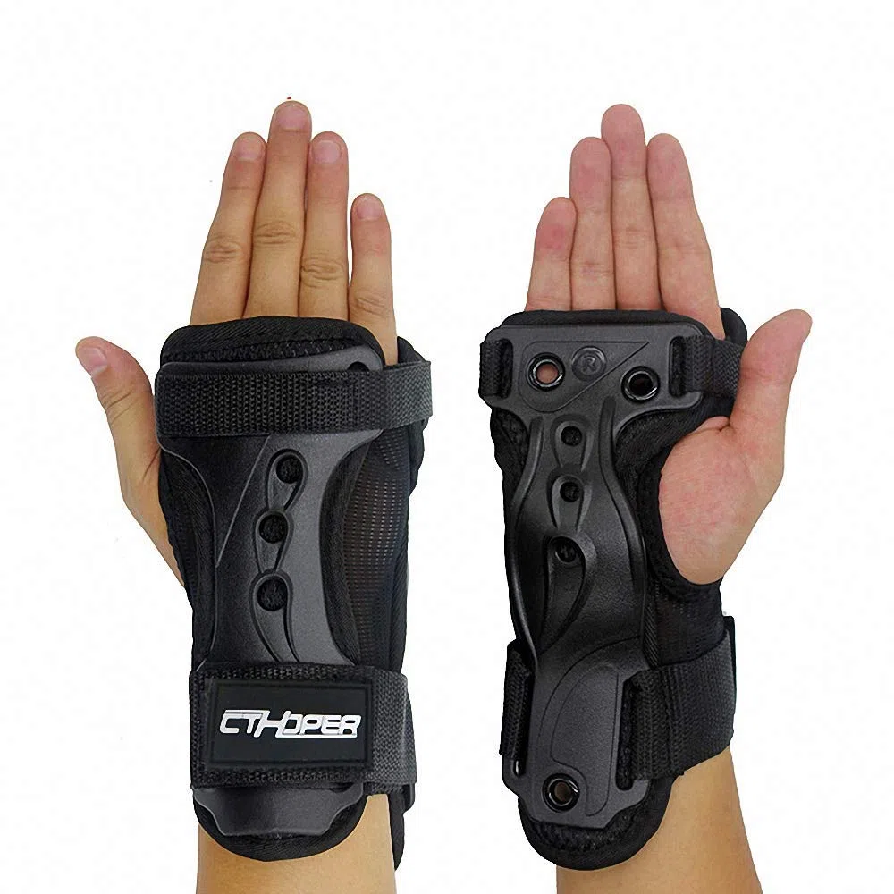 Guantes de esquí para Patinaje en Rodillos, Palmas, Equipo de protección, Ajustable, para Snowboard, Patinaje, esquí