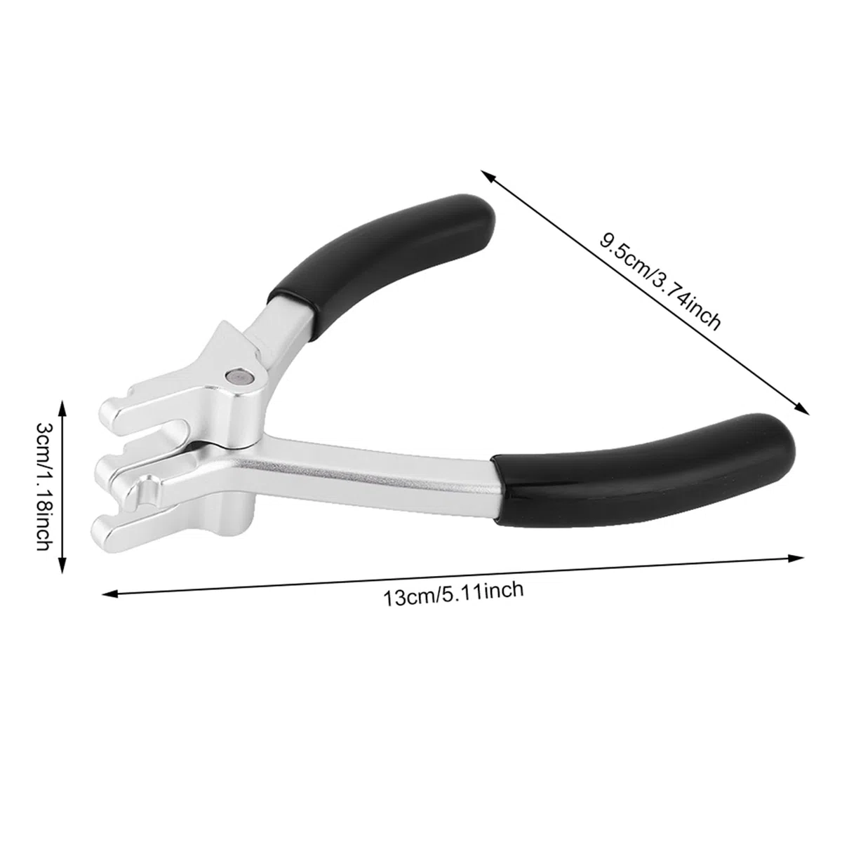 Dioche Bcy #24 D-Loop Alicates de Bucle en D para Compuesto de Tiro con - Herramienta de Instalación de Anillo en de Cuerda de de Aleación de Aluminio de - Accesorio Liviano y Duradero para Arqueros