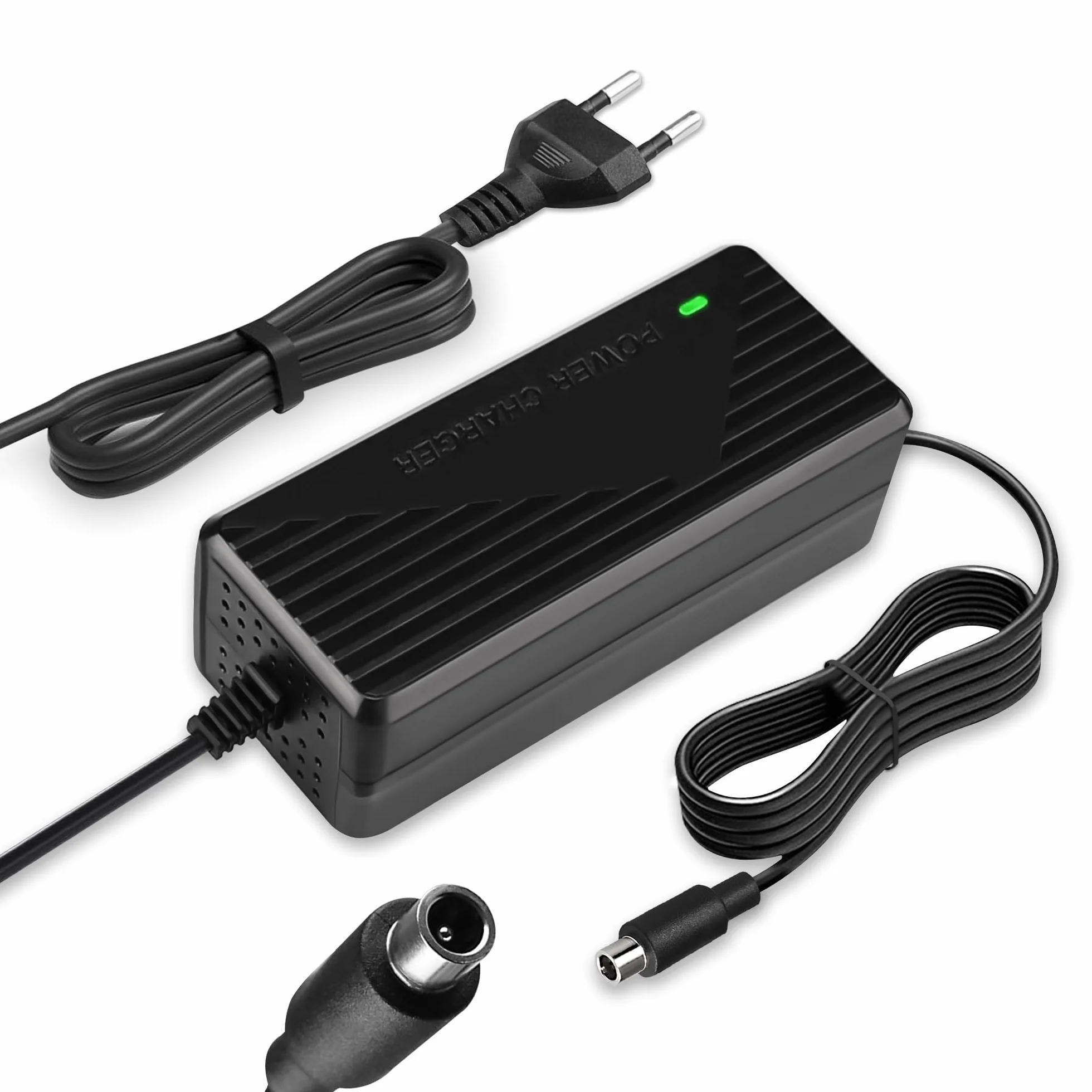 Xahpower Cargador Patinete Electrico para Xiaomi M365/ Pro/ Pro2/ MI 3/ 1S, 42V 2A Adaptador de Cargador para Ninebot MAX G30LP ES1 ES4 ES2 ES1LD F25 Aovo Pro ES80 M365 ES60 Hiboy S2R Scooter