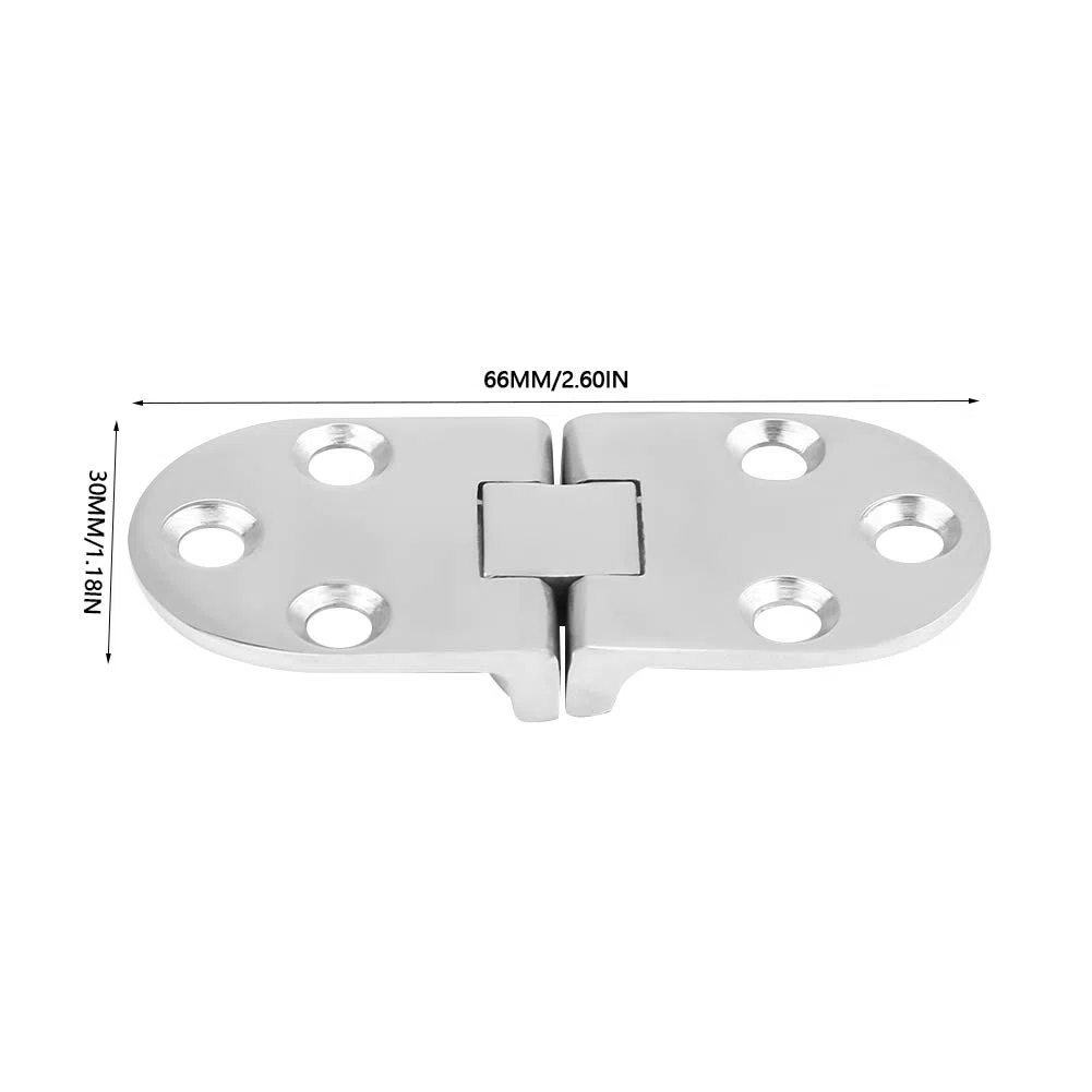 Bisagras de Acero Inoxidable para Barcos Marinos, Puerta Fuerte Resistente a la Corrosión para Cabina 66 * 30 Mm para Cabina Marina