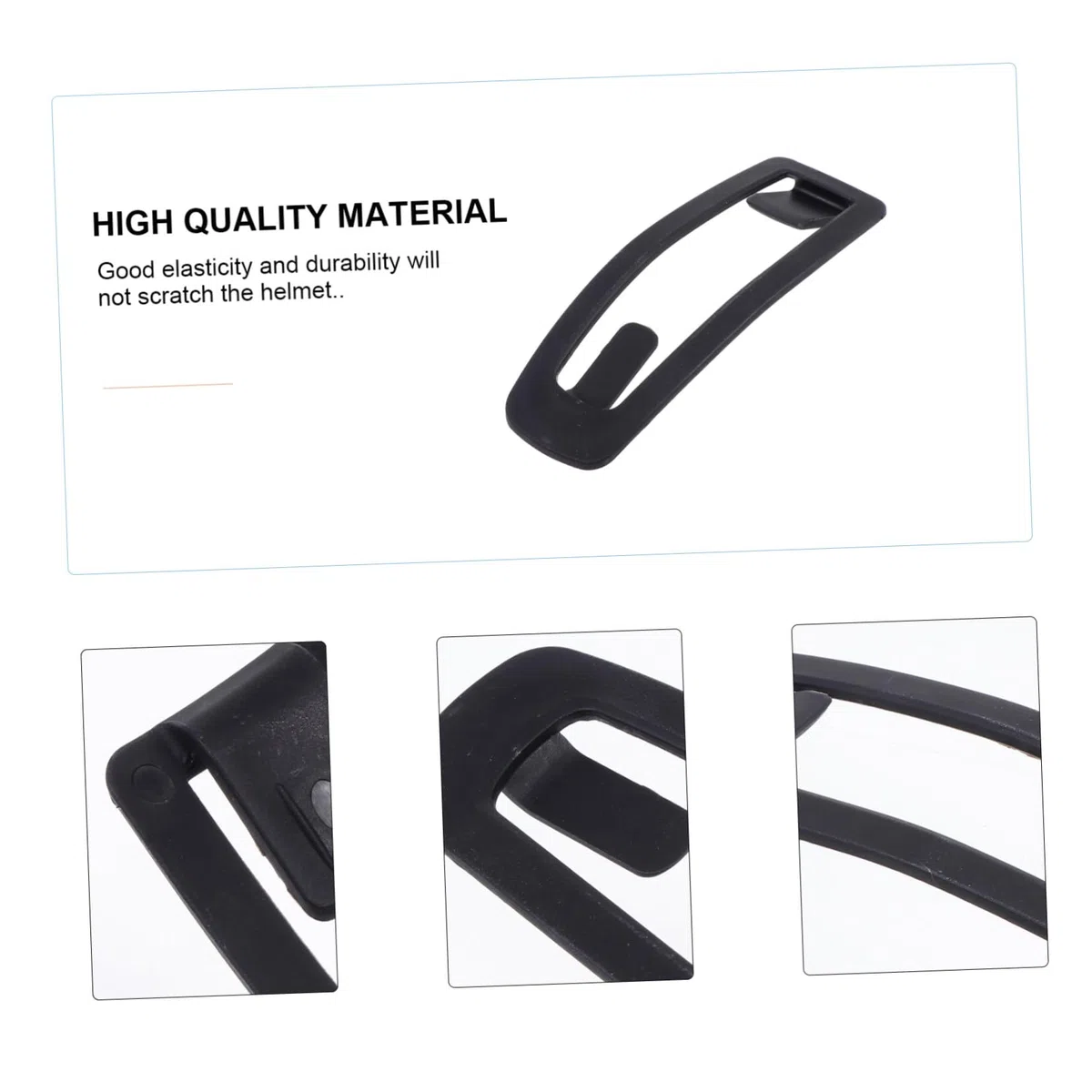 Hebilla para Cinturón de Gafas de Nieve Compatible Casco de Esquí y Ciclismo, Material Abs Resistente y Diseño Que No Raya el Casco,