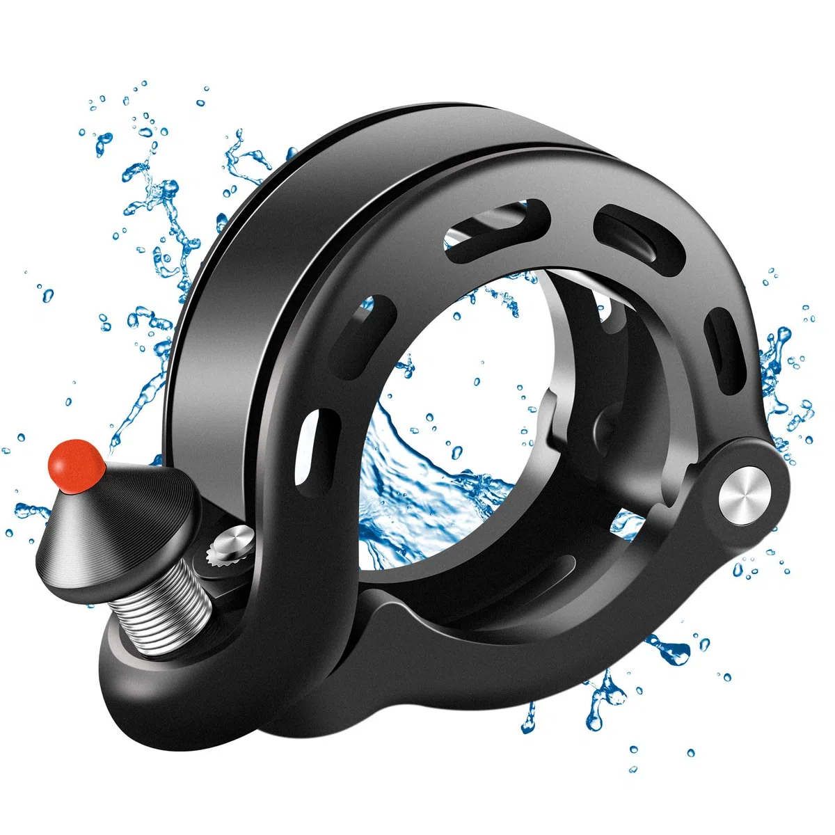 ROCKBROS Timbre Bicicleta, Mini Timbre de Aluminio para MTB Bicicleta Carretera Niño Infantil Patinete, Compatible Manillar de 31.8/25.4/22.2mm, Accesorio Ciclismo