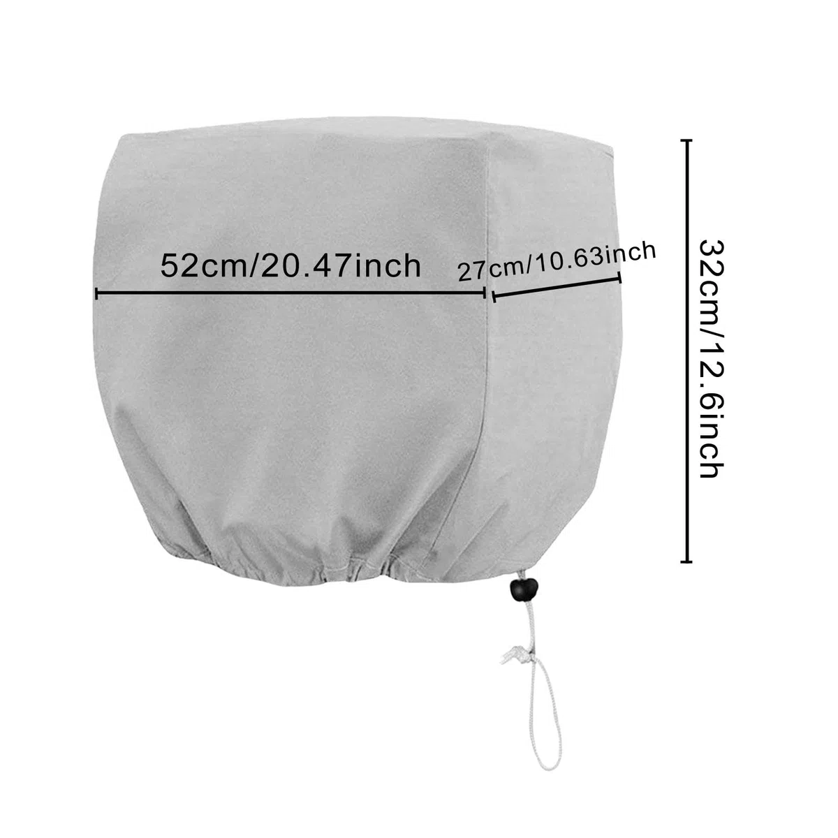 Amagogo Funda para Motor fueraborda, Resistente al Polvo, a y al, Resistente al Agua.