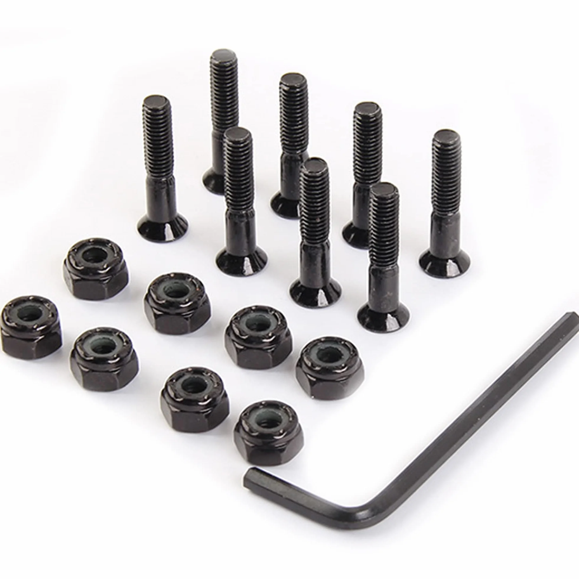 Tornillos para Patineta Longboard Hardware De Skateboard Tornillos De ReparacióN De MonopatíN Juego De Tuercas De Tornillo Longboard para Patineta Tornillos Skate, 50mm, para Reparar Patinetas