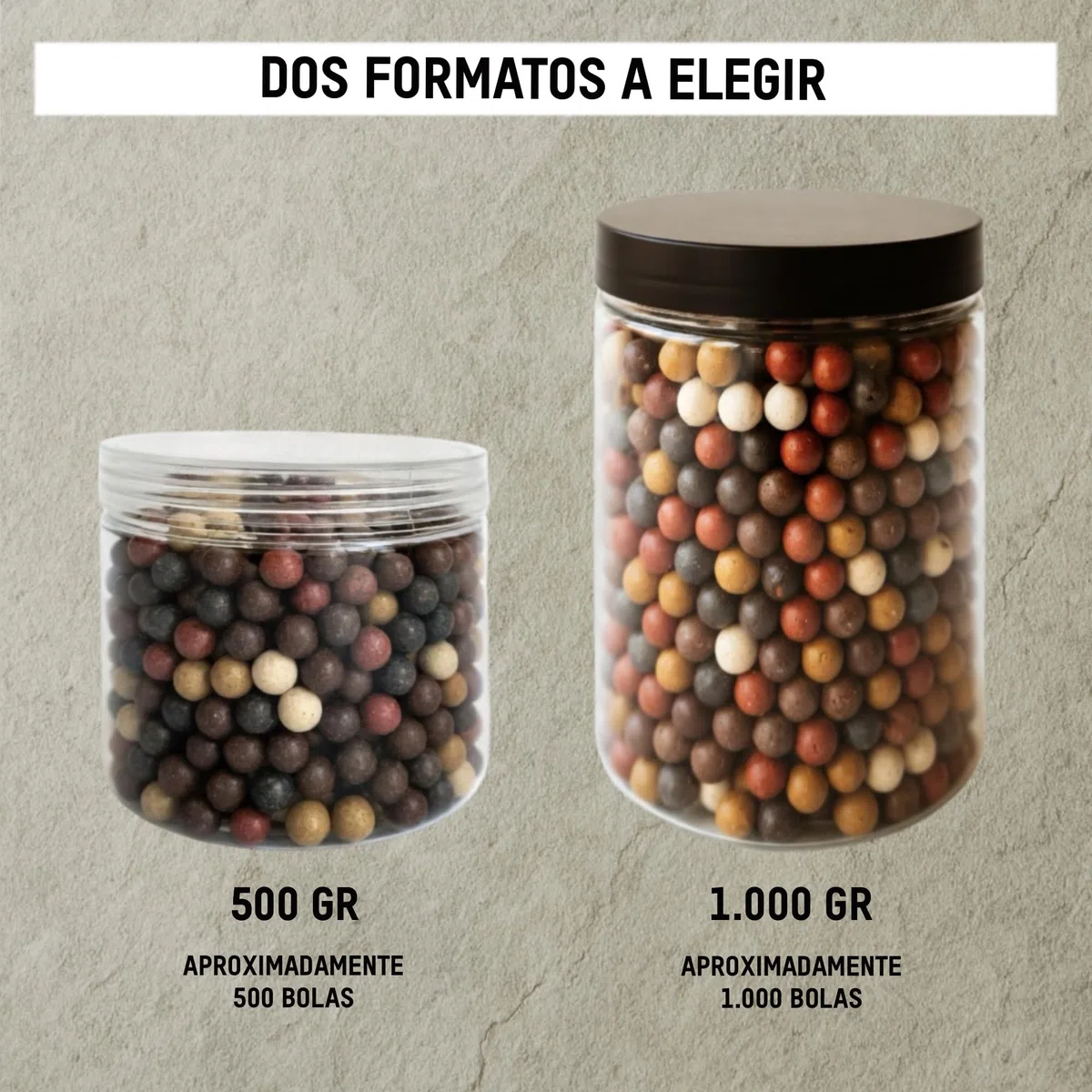 Bolas de Barro para Tirachinas - Munición de Arcilla de 9MM