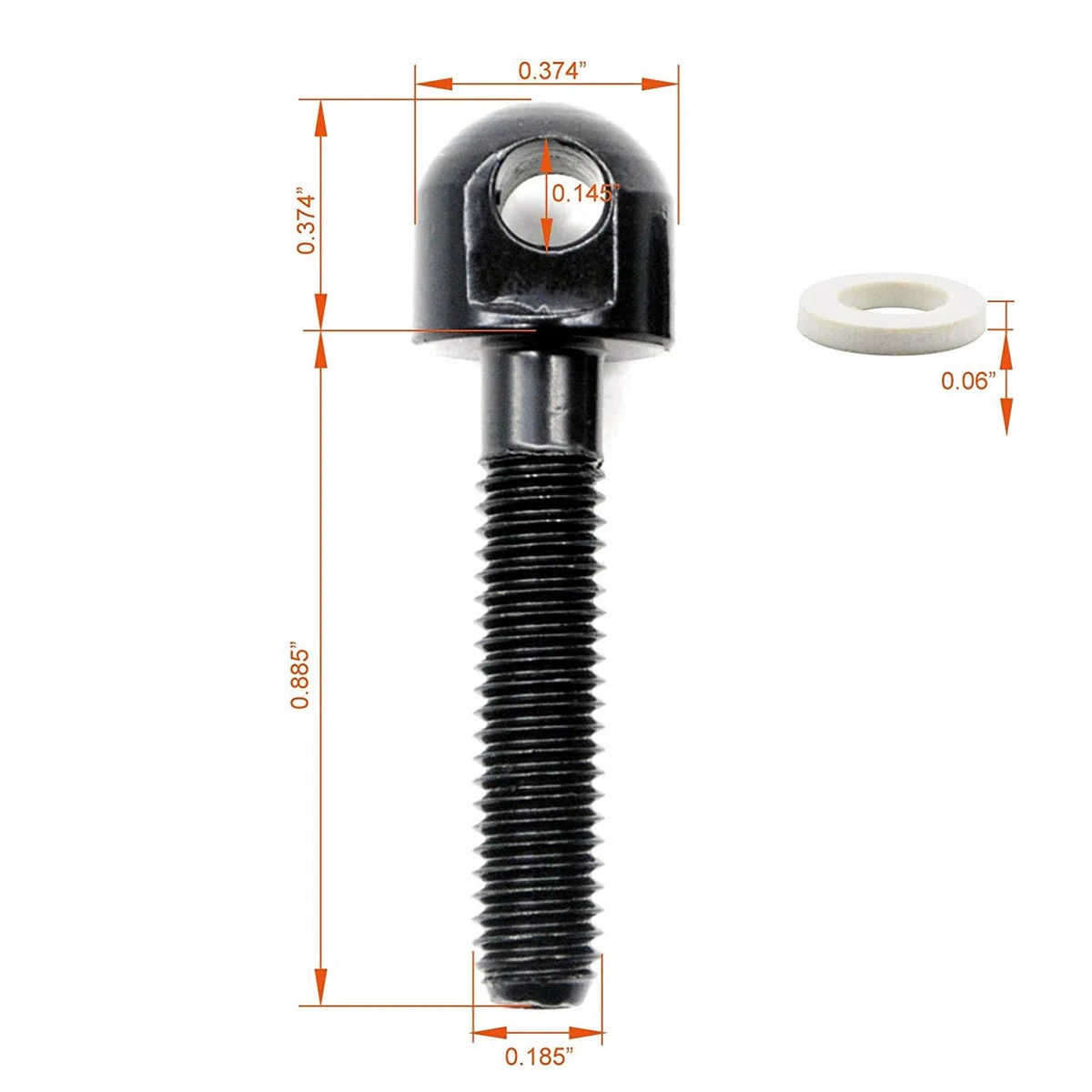 Tbest Adaptador de Espárrago Giratorio de Eslinga Rifle Sling Swivels Screw, Quick Detach Herramienta de Eslabón Giratorio de Husillo QD reemplazo para Tiro de Tiro