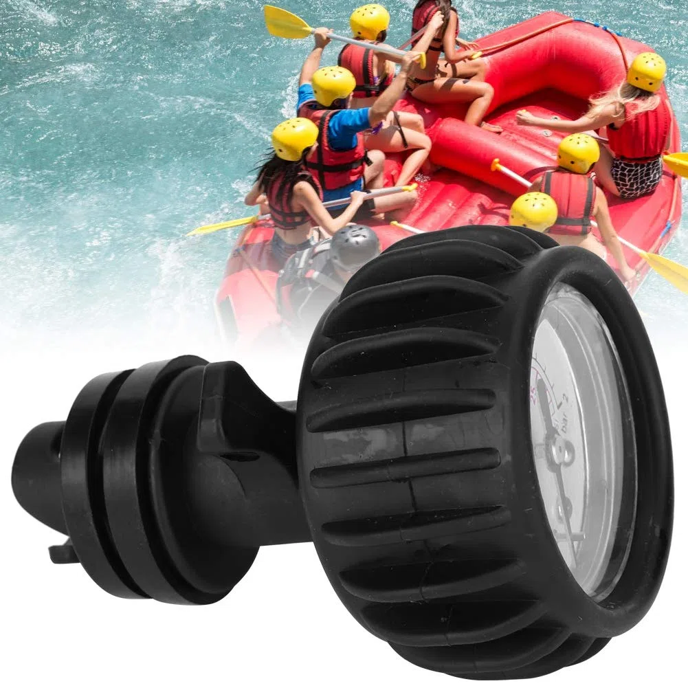 Manómetro de Presión para Botes Inflables Alta Precisión 30 PSI Medidor de Aire Inflable Barco Accesorio de Hinchado Seguro