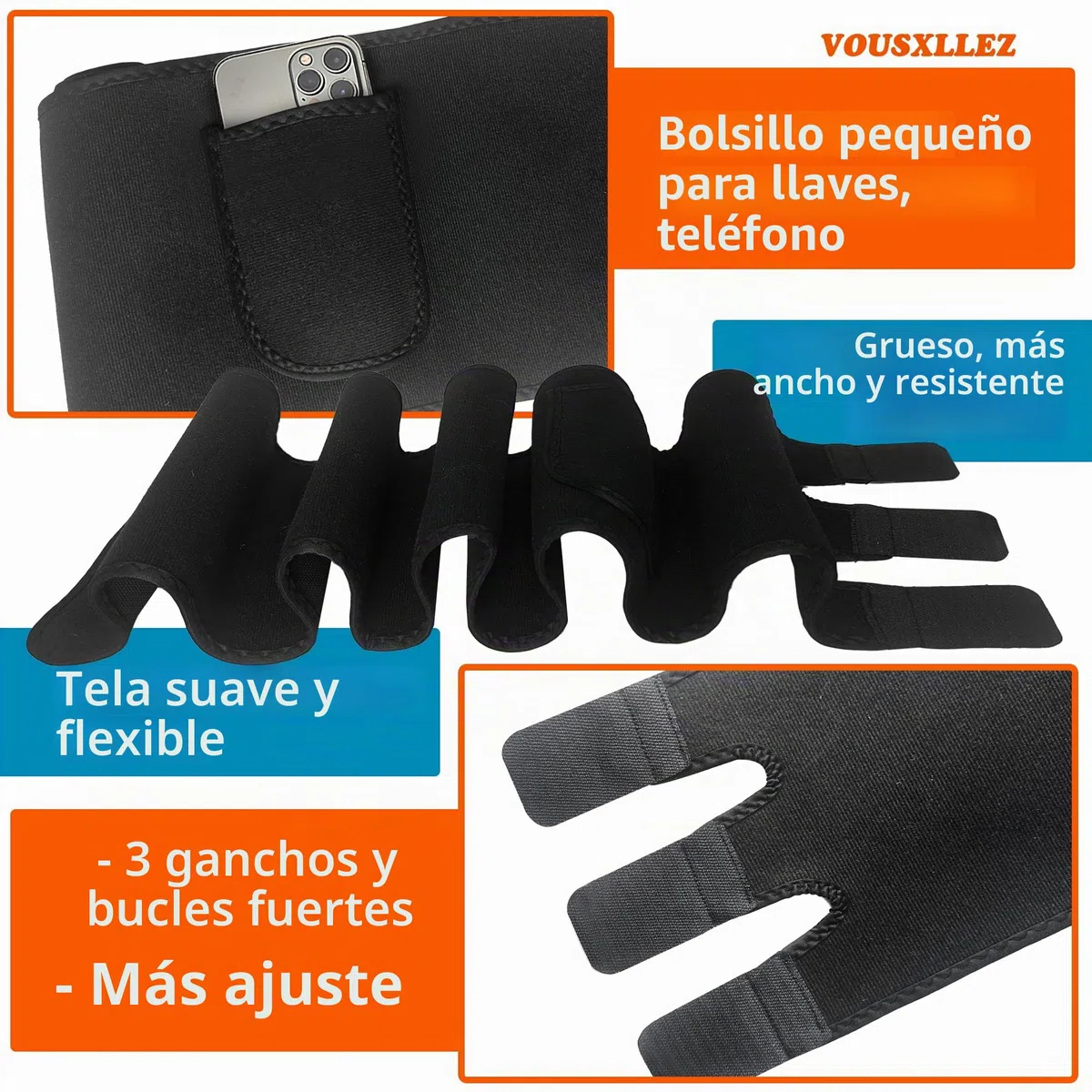 Faja Reductora Hombre Mujer,Faja Abdominal,Efecto Sauna para Sudar,Lumbar y Abdominal para Deportiva,Fitness,Postparto