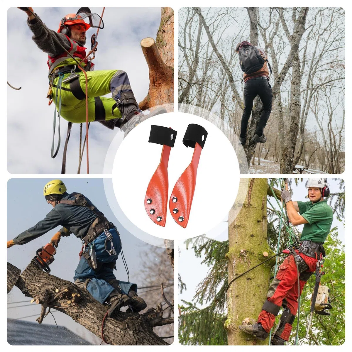 Cubrecrampones de Escalada | Antideslizante para protección de crampones,Equipo Seguro al Aire Libre para jardineros, arbolistas, Excursionistas