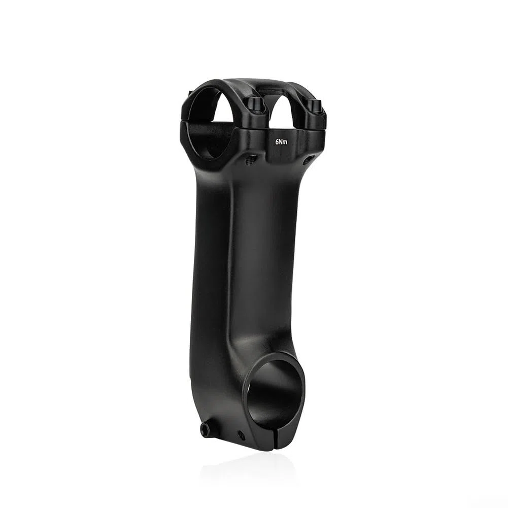 Vástago de bicicleta de aluminio 6061 compatible con manillar de 31,8 mm con trayectoria de cable interna y ajuste de -7 grados (31,8 x 80 mm)