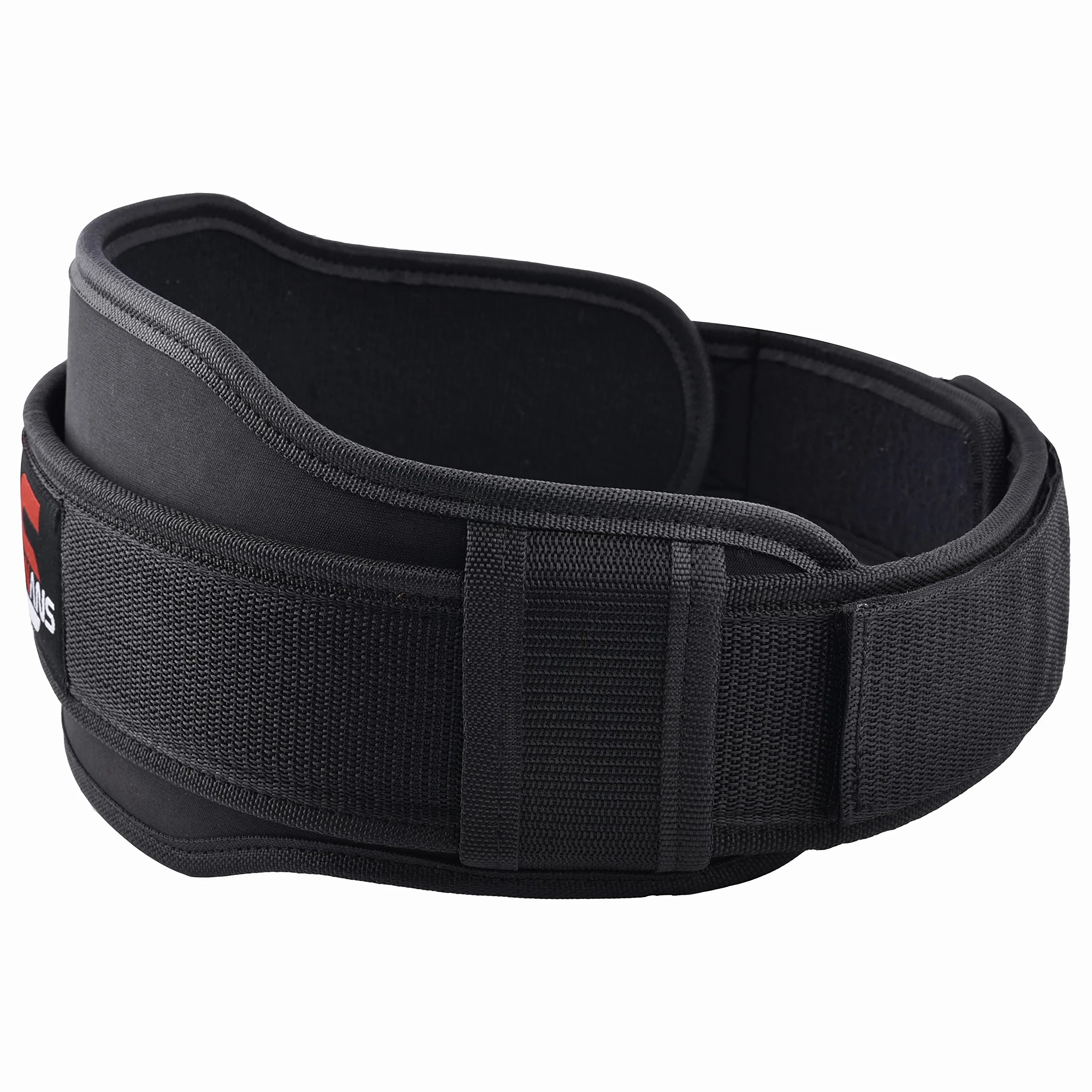 SAWANS Cinturón de levantamiento de pesas de neopreno de doble resistencia, 14 cm, Negro