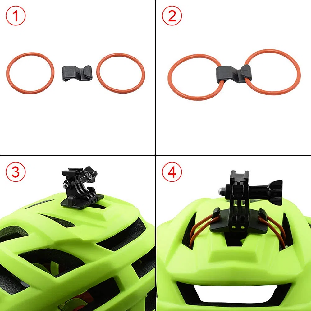 WASAGA Casco de Bicicleta Ligero, 200 Lumen LED Casco de Bicicleta Luz 3 Modos USB Recargable Impermeable Faro Delantero de Bicicleta y 5 Modos Luz Trasera de Bicicleta
