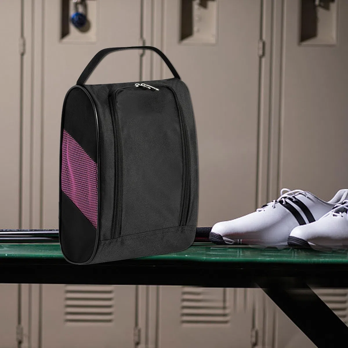 Estuche para zapatos de golf | Bolsa de zapatos para deportes al aire libre | Bolsas de transporte transpirables para zapatos de golf para calcetines, camisetas, guantes, cepillo y otros accesorios de