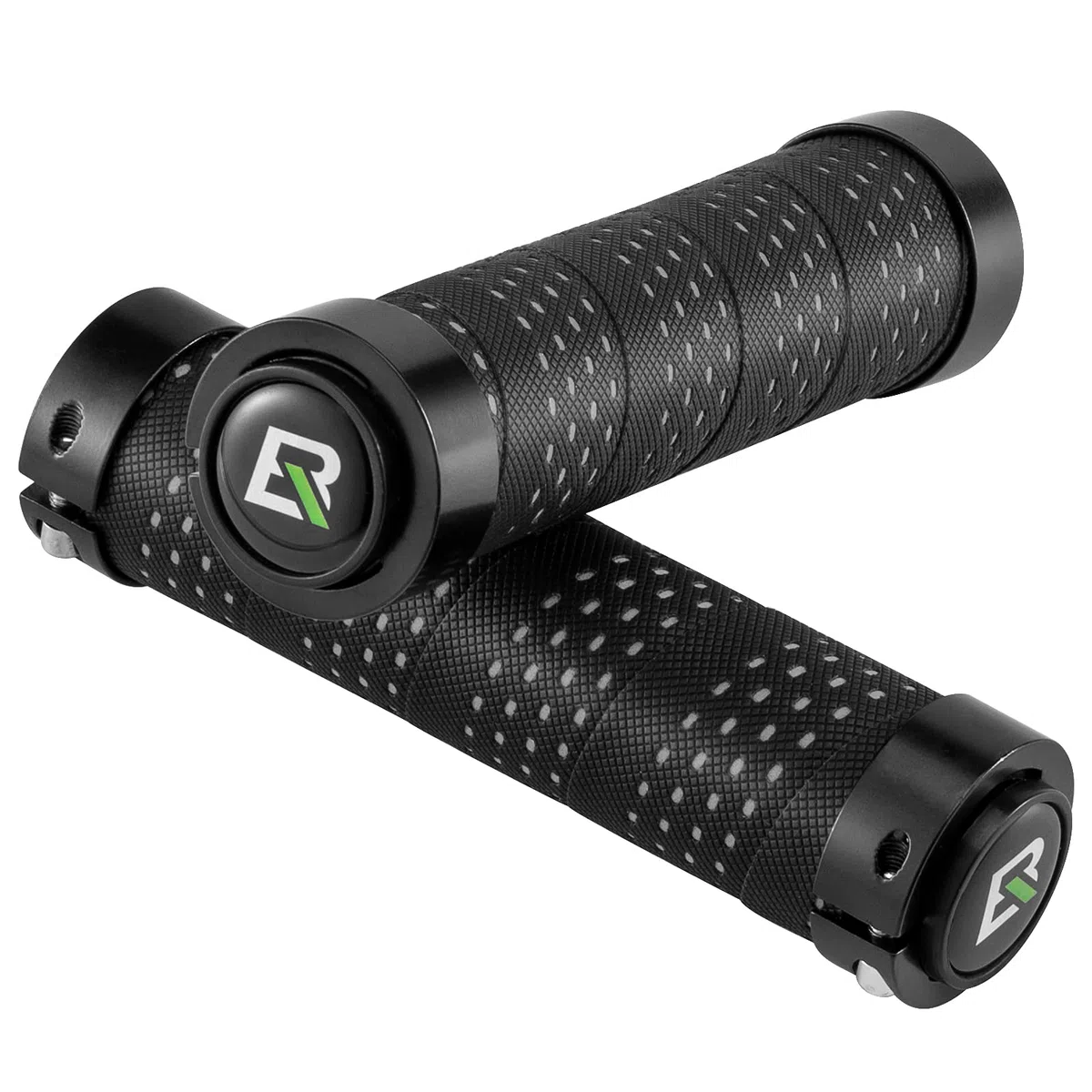 ROCKBROS Puños para Bicicleta MTB BMX Antideslizantes Doble Bloqueo Ciclismo Universal, 1 Par