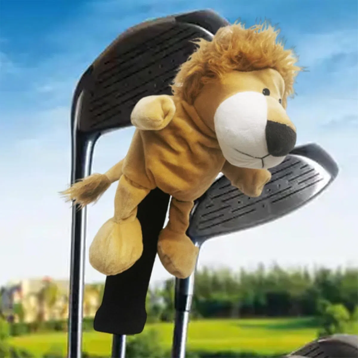 Qury Funda protectora para palos de golf, divertida funda para palos de golf, adecuada para palos de madera número 1