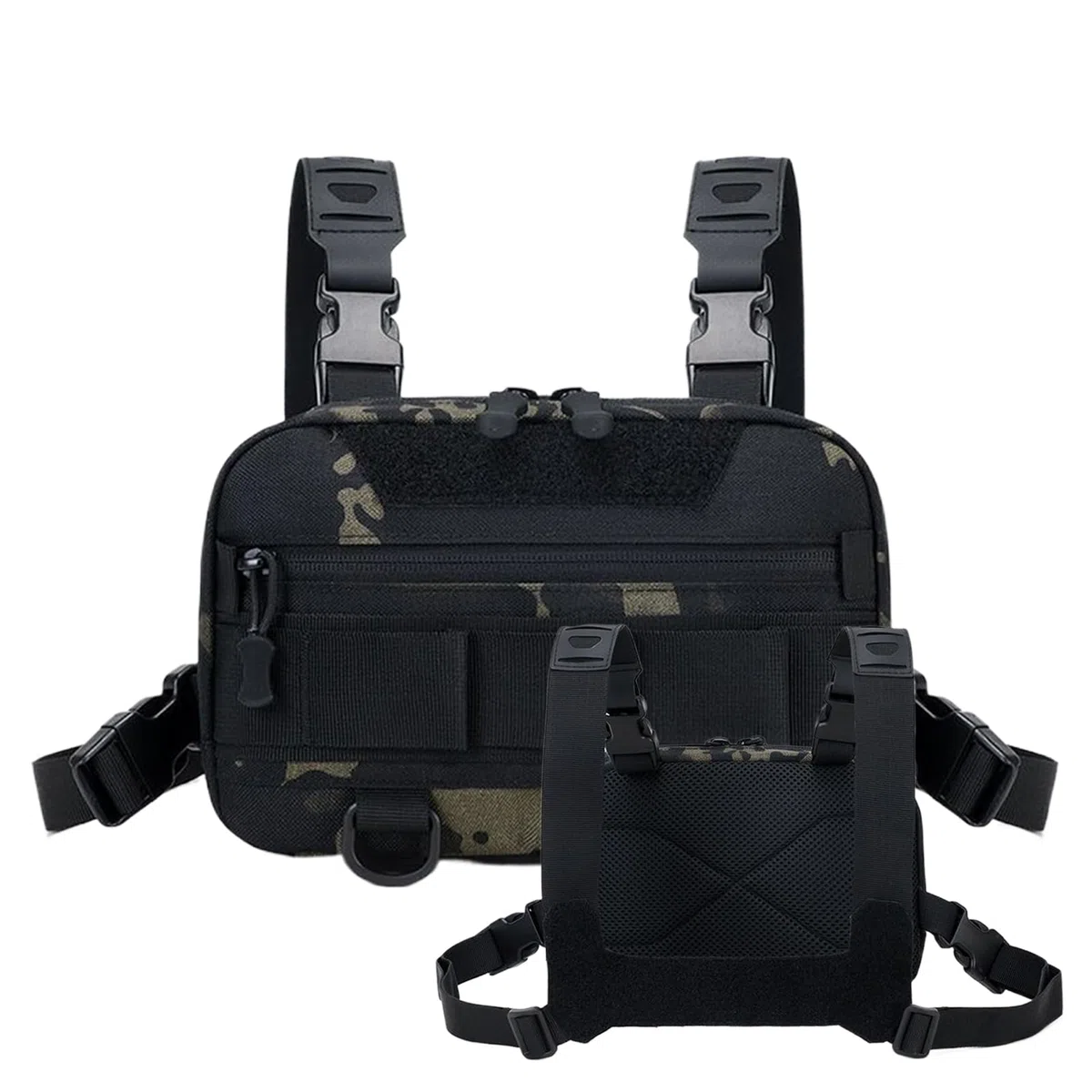 Bolsillo en el pecho para hombre - Bolsa de pesca impermeable de gran volumen para hombres | Estuche ligero portátil para herramientas gadgets gafas de sol tarjetas clave, color, ver