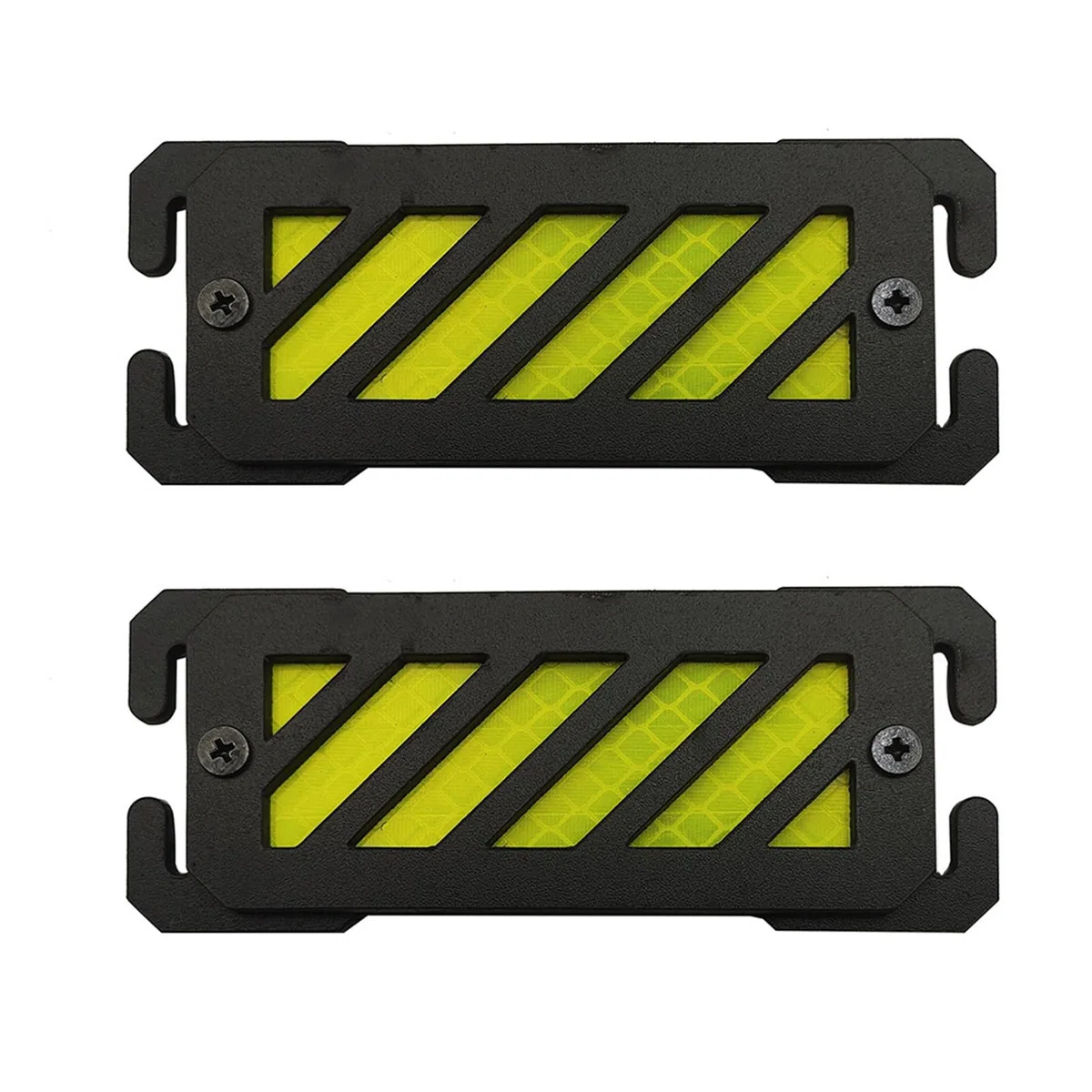 Juego de 2 parches de advertencia tácticos Molles reflectantes, herramienta para exteriores, fácil de usar
